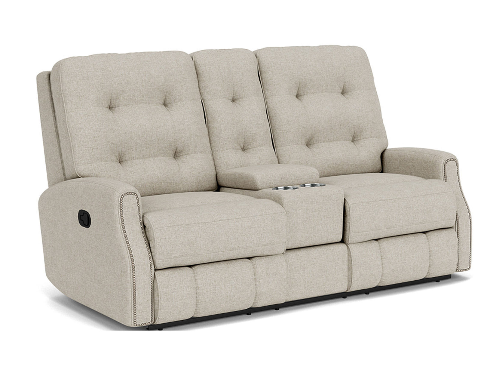 Devon 84" Fabric Reclining Sofa (Colors Available) - Image 10