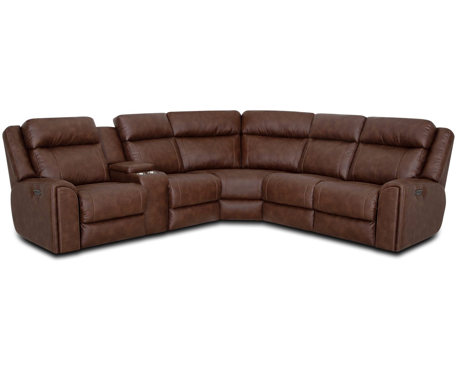 Phoenix 693 Three-Piece Reclining Sectional (Three Recliners. One Incredible Place to Relax) Neori Air Massage Available