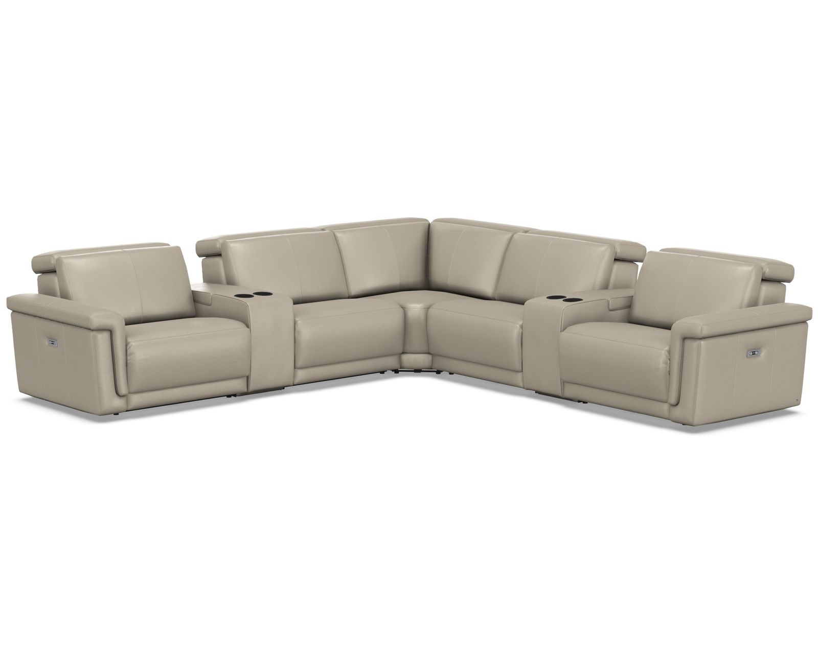 Nevin 3005 Power Headrest Power Reclining Sectional (standard and wide width) +140 leathers - Image 22