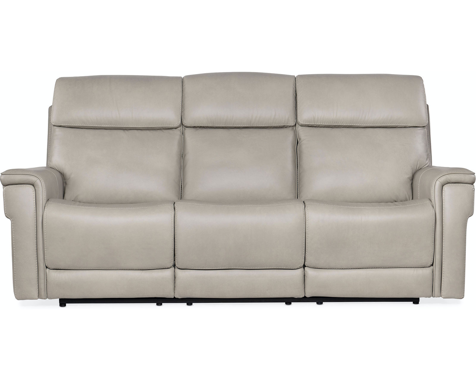 Lyra Leather Zero Gravity Power Sofa w/Power Headrest (Ash)