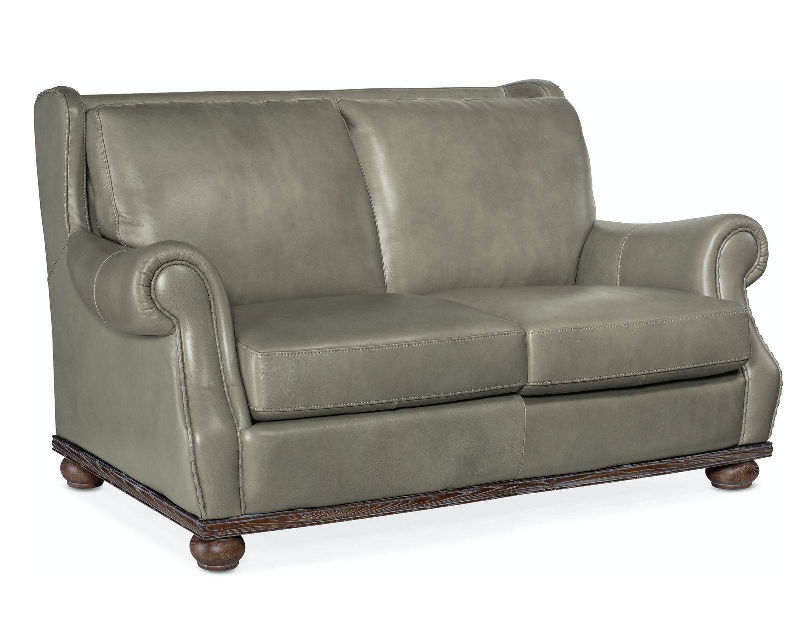 William 96" Leather Sofa (Gray Leather) - Image 4