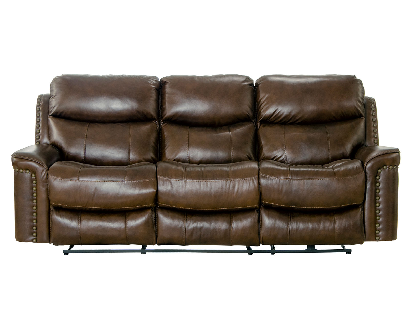 Ceretti Leather Power Reclining Sofa (87")