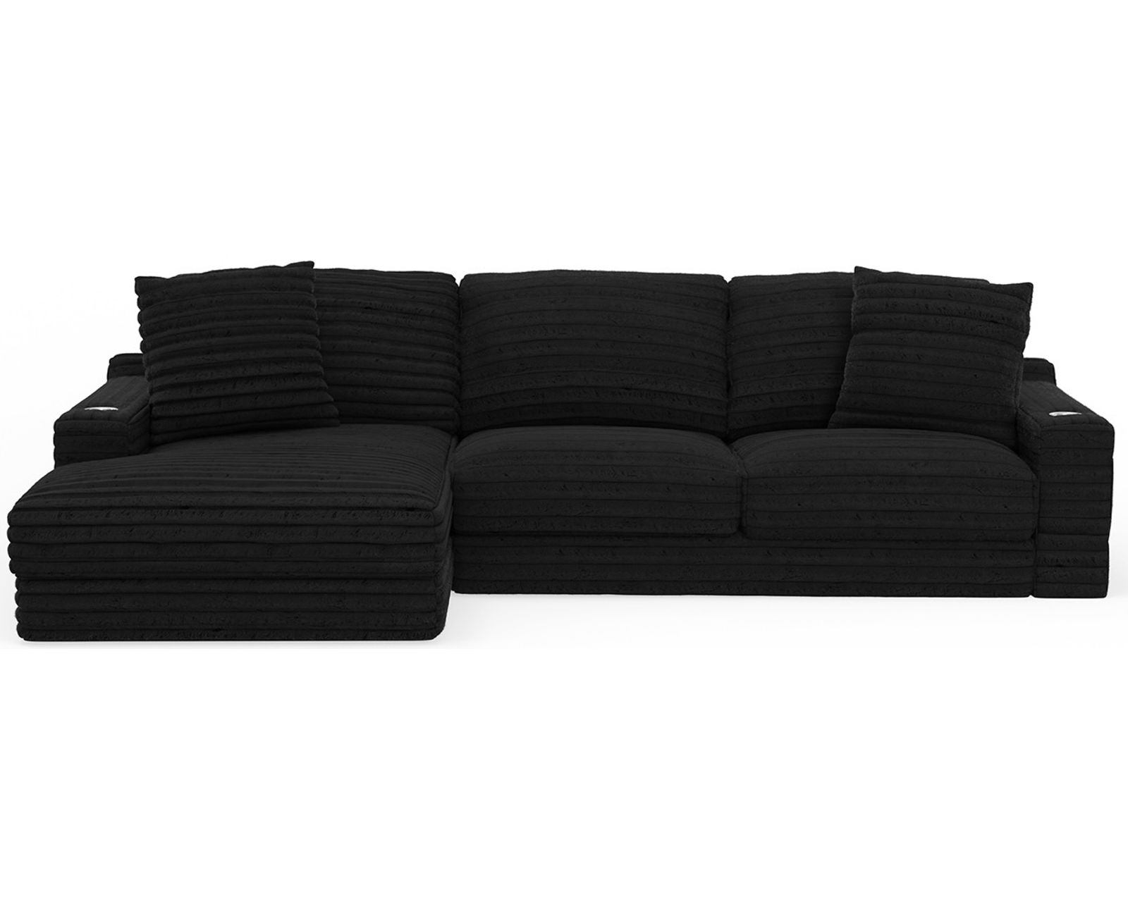 Comfrey 123" Sofa Chaise Sectional (3 colors) includes pillows - Image 22