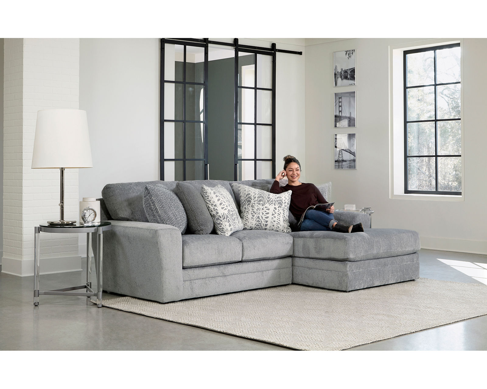 Glacier Modular Sectional (includes pillows) Best Seller - Image 19
