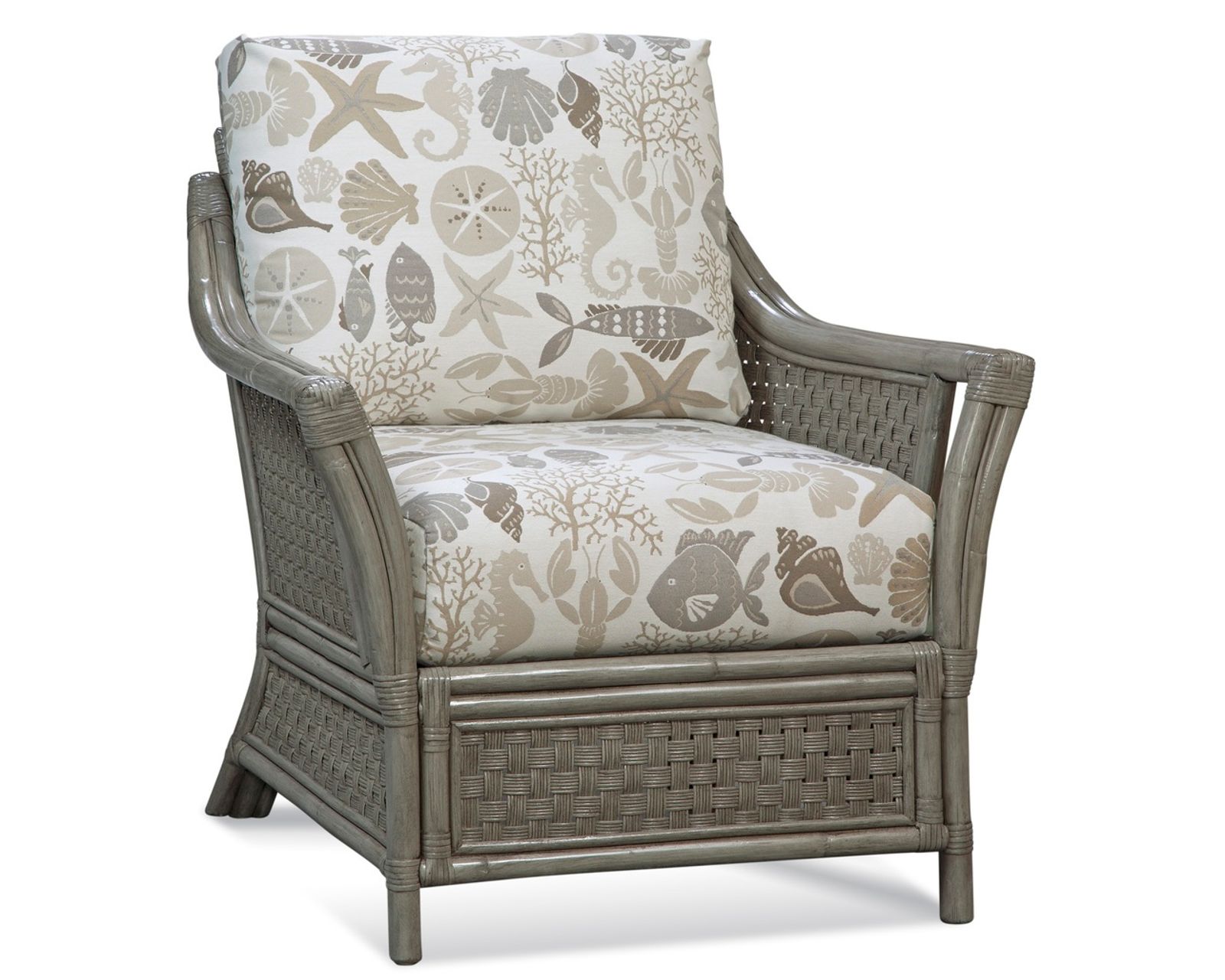 Boca 973 Stationary Rattan 78" Sofa (Standard and Performance Fabrics) - Image 15
