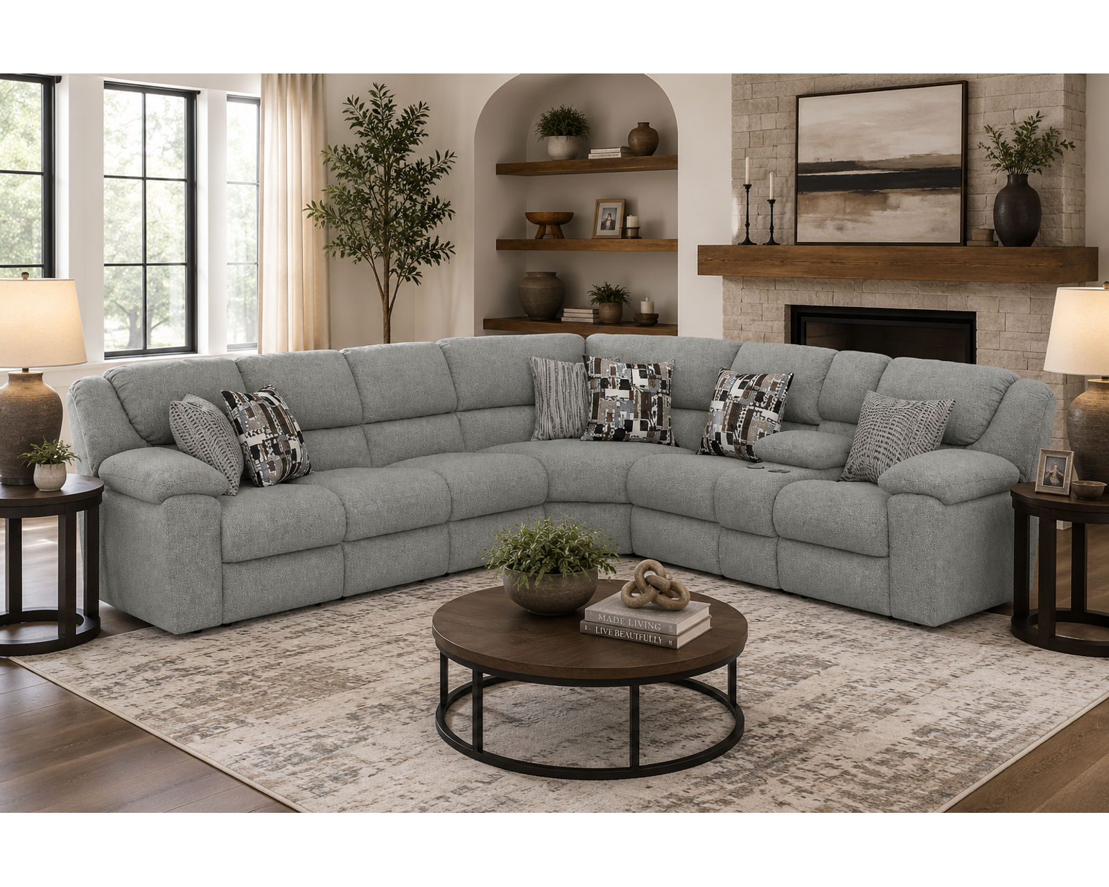 Quinn Three-Piece Reclining Sectional - Entertainment, Storage, Heat & Massage—Built Into One Incredible Sectional. - Image 17