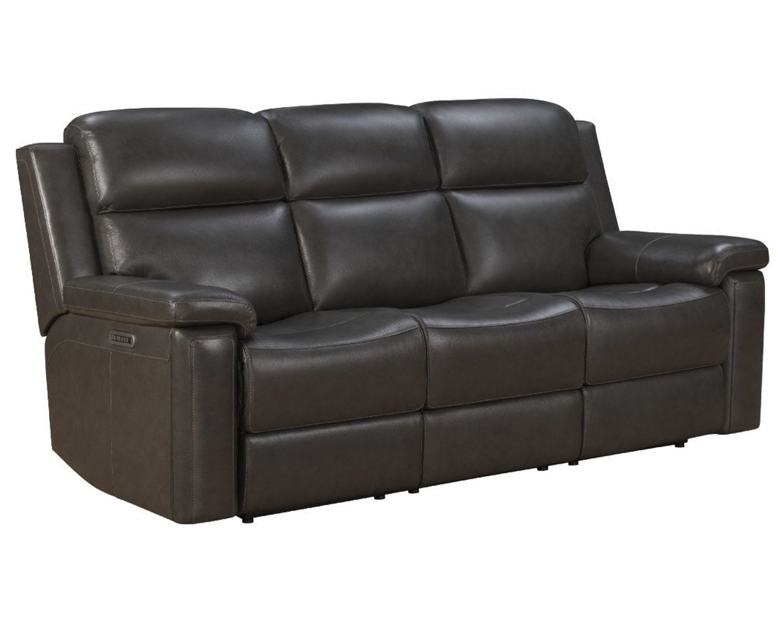 Leon 87" Power Reclining Sofa w/Power Head Rests, Power Lumbar, Heat & Massage (Dropdown Table w/Smart Tabletop Control) In stock - Image 4