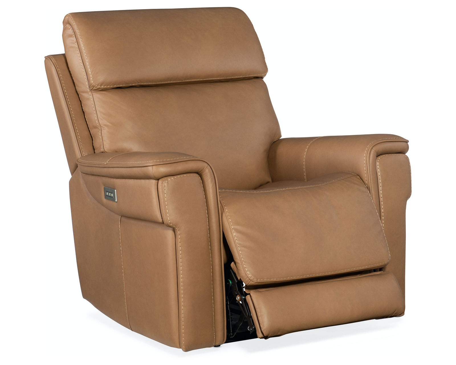 Lyra Zero Gravity Power Loveseat with Power Headrest (Brown) - Image 13