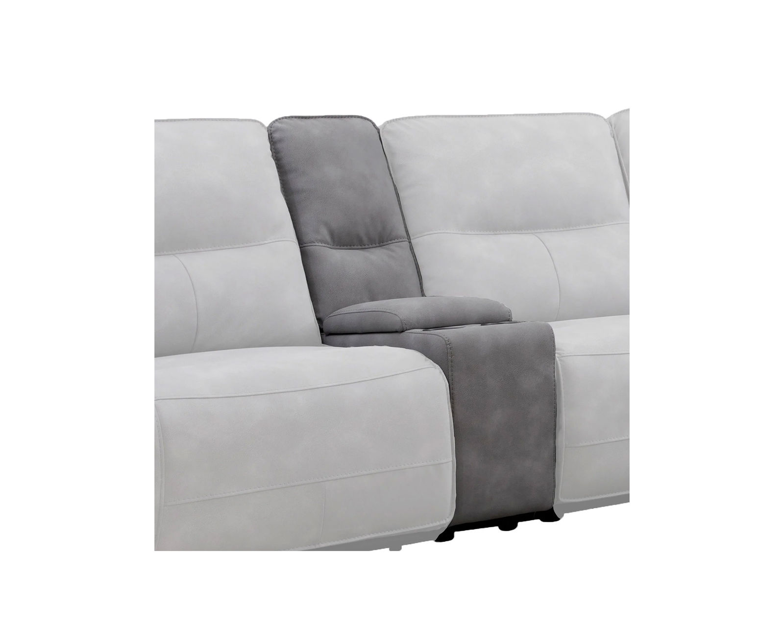 Gladiator 6 Piece Zero Gravity Power Headrest Power Reclining Sectional (Sky) - Image 9