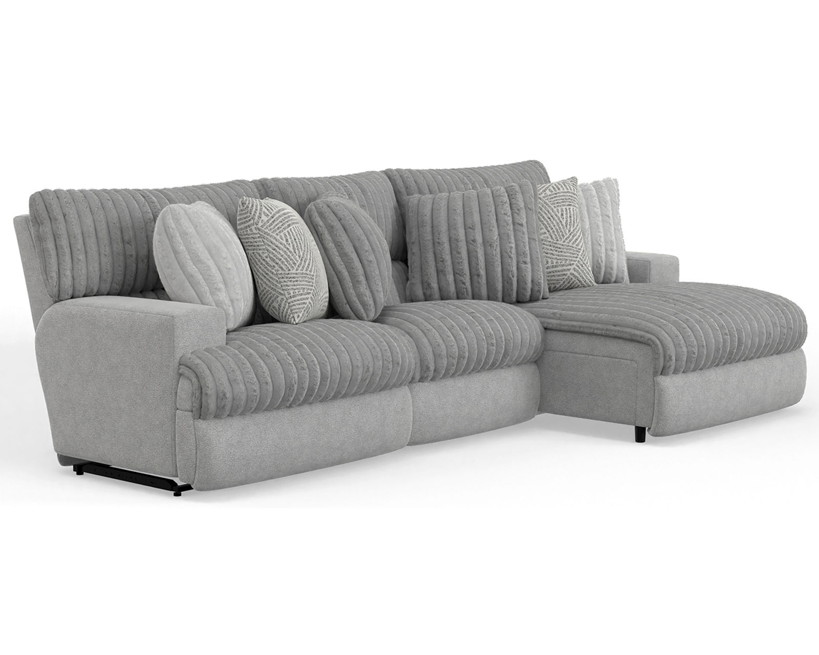 Abraxas Two Tone Modular Reclining Sectional (includes pillows) - Image 24