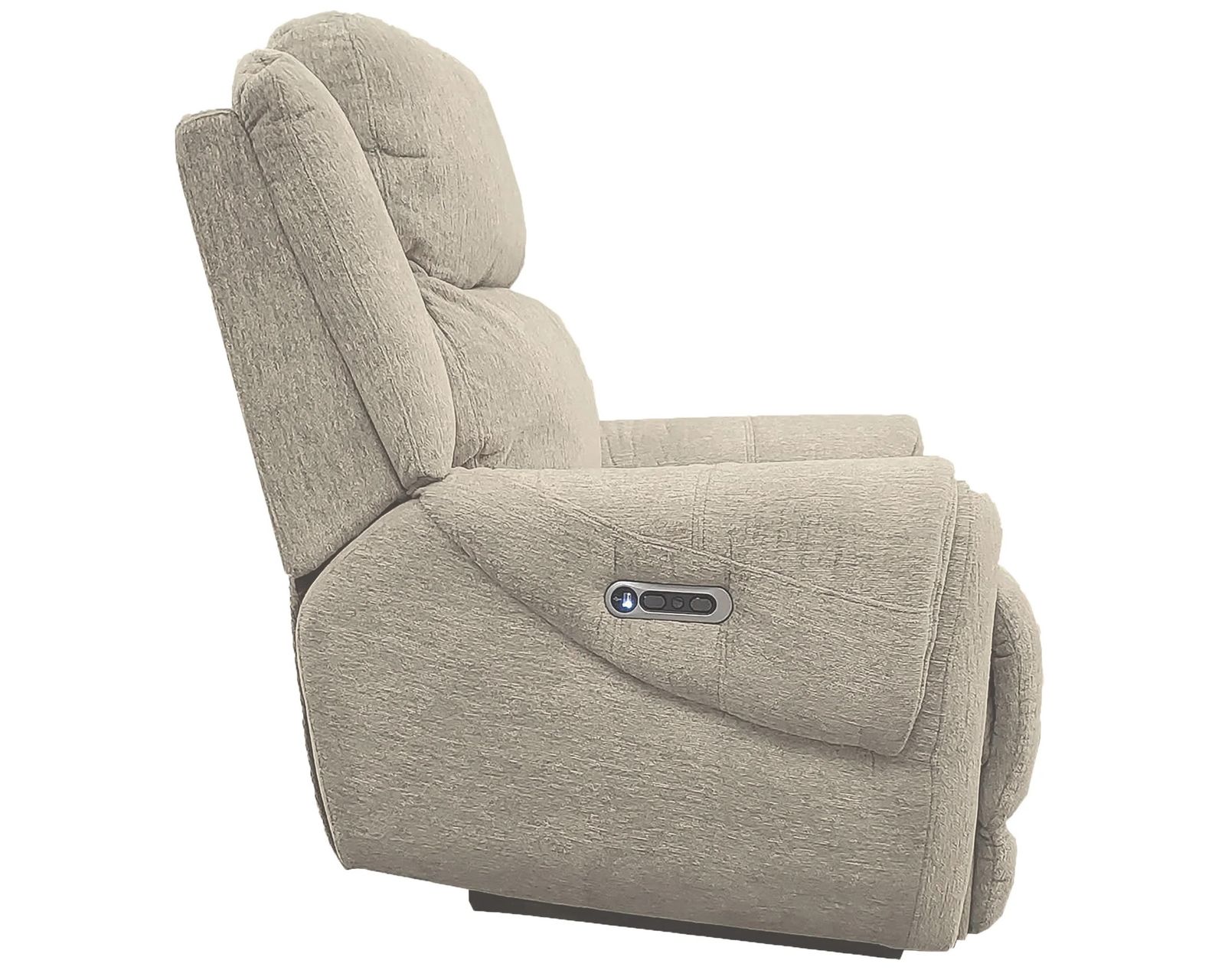 Spencer 91" Power Headrest Power Reclining Sofa Pebble (In stock - Fast shipping) - Image 10
