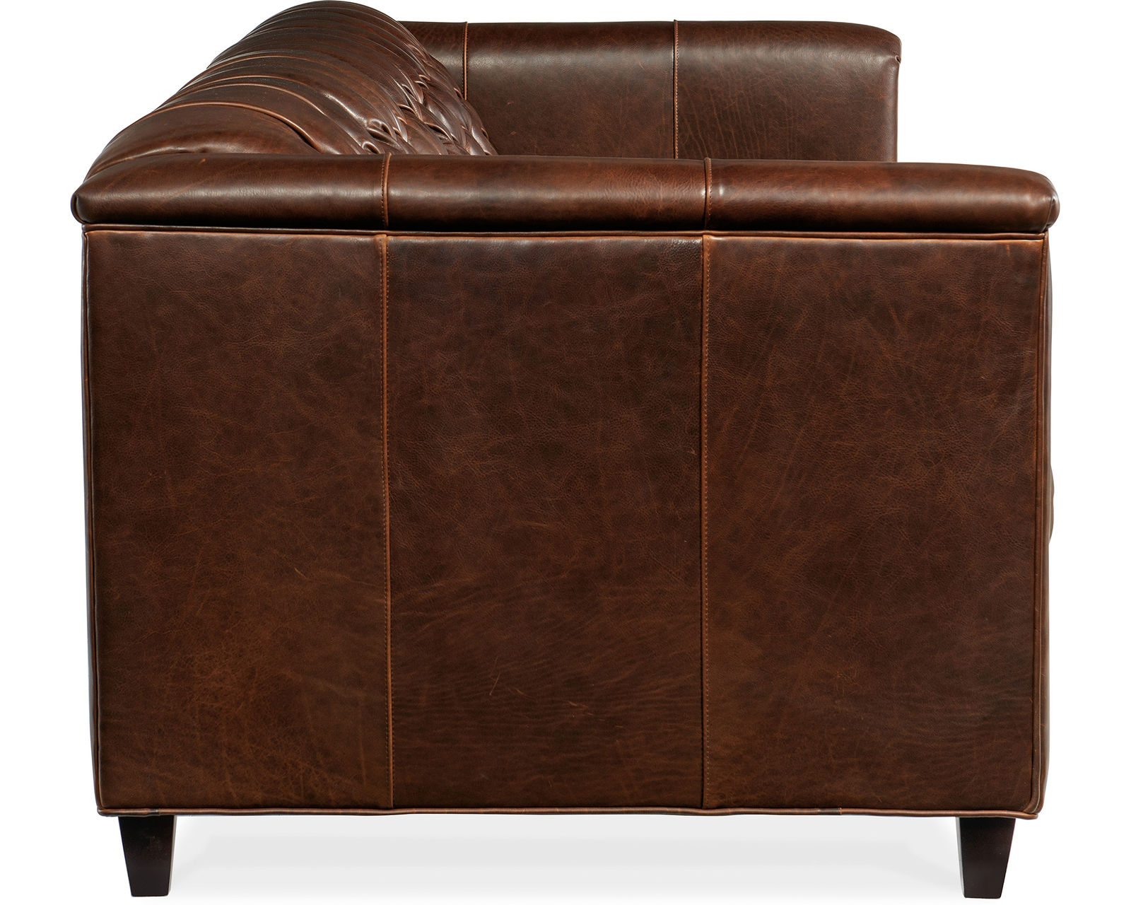 Bradington Young Jaden 517 Chesterfield Sofa (12 leathers) 8-Way Hand Tie - Image 7