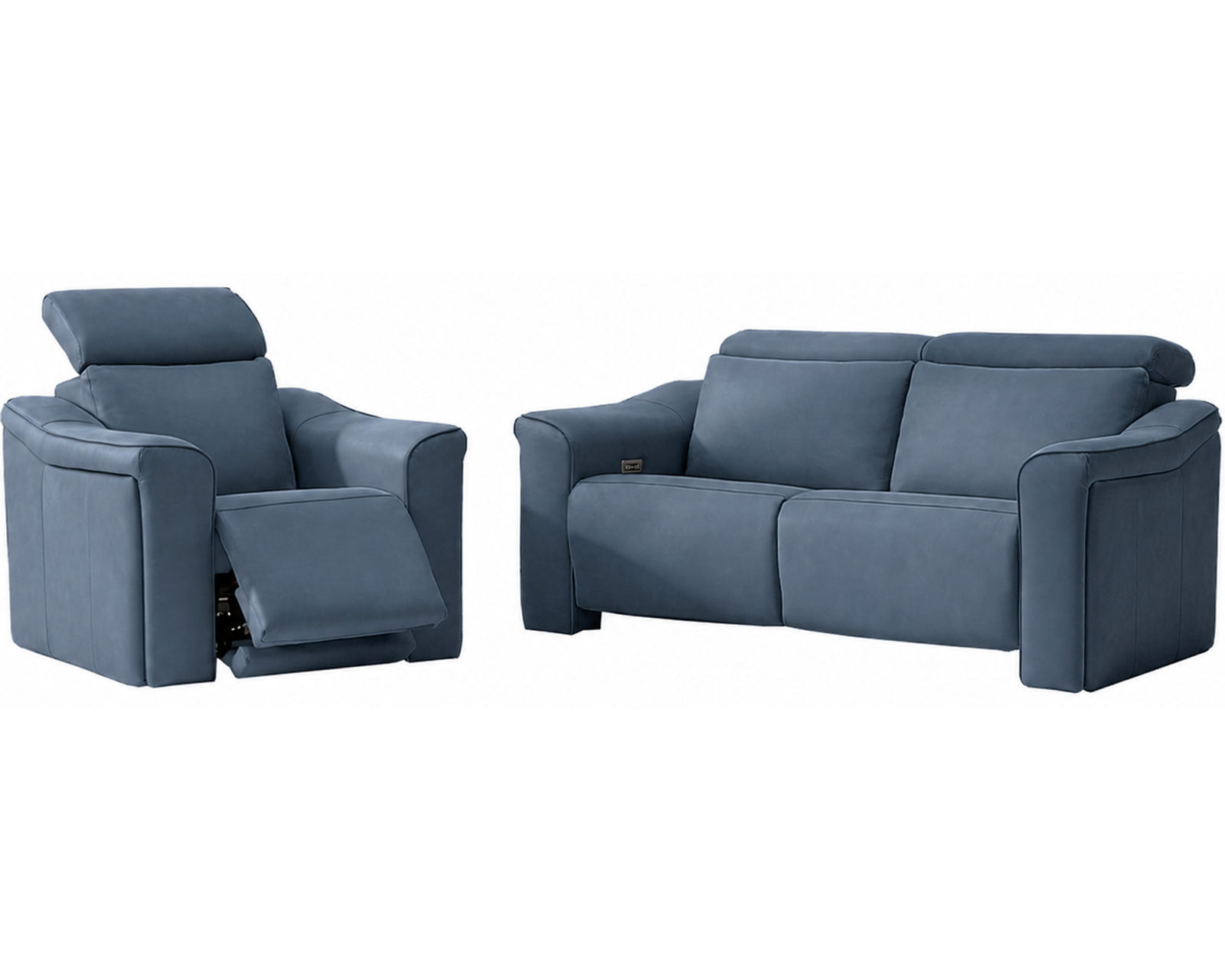 Bennett Dual Power Reclining Sofa — Available in Standard & Wide Cushions, 140+ Leather Options, and 84", 88", or 116" Widths
