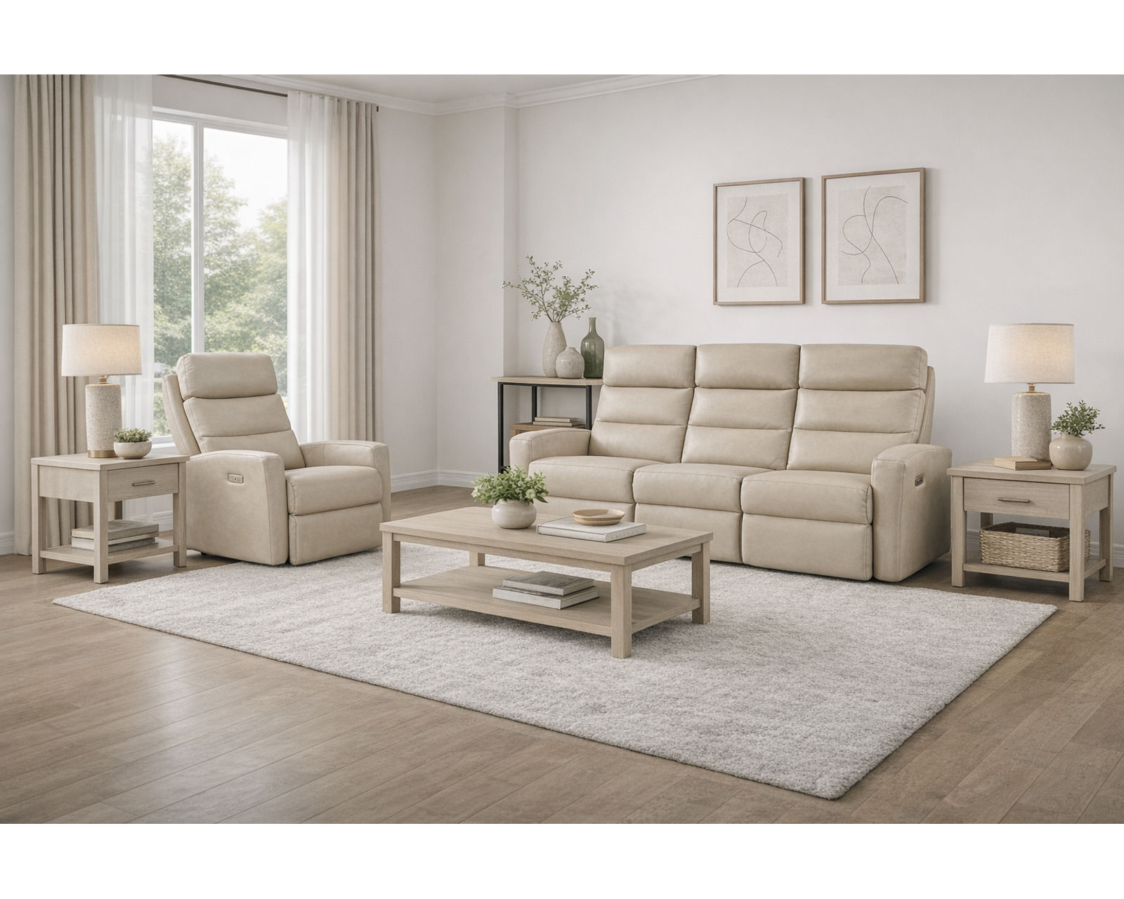 Brenna 92" Power Headrest Power Reclining Sofa (+140 leathers) - Image 15