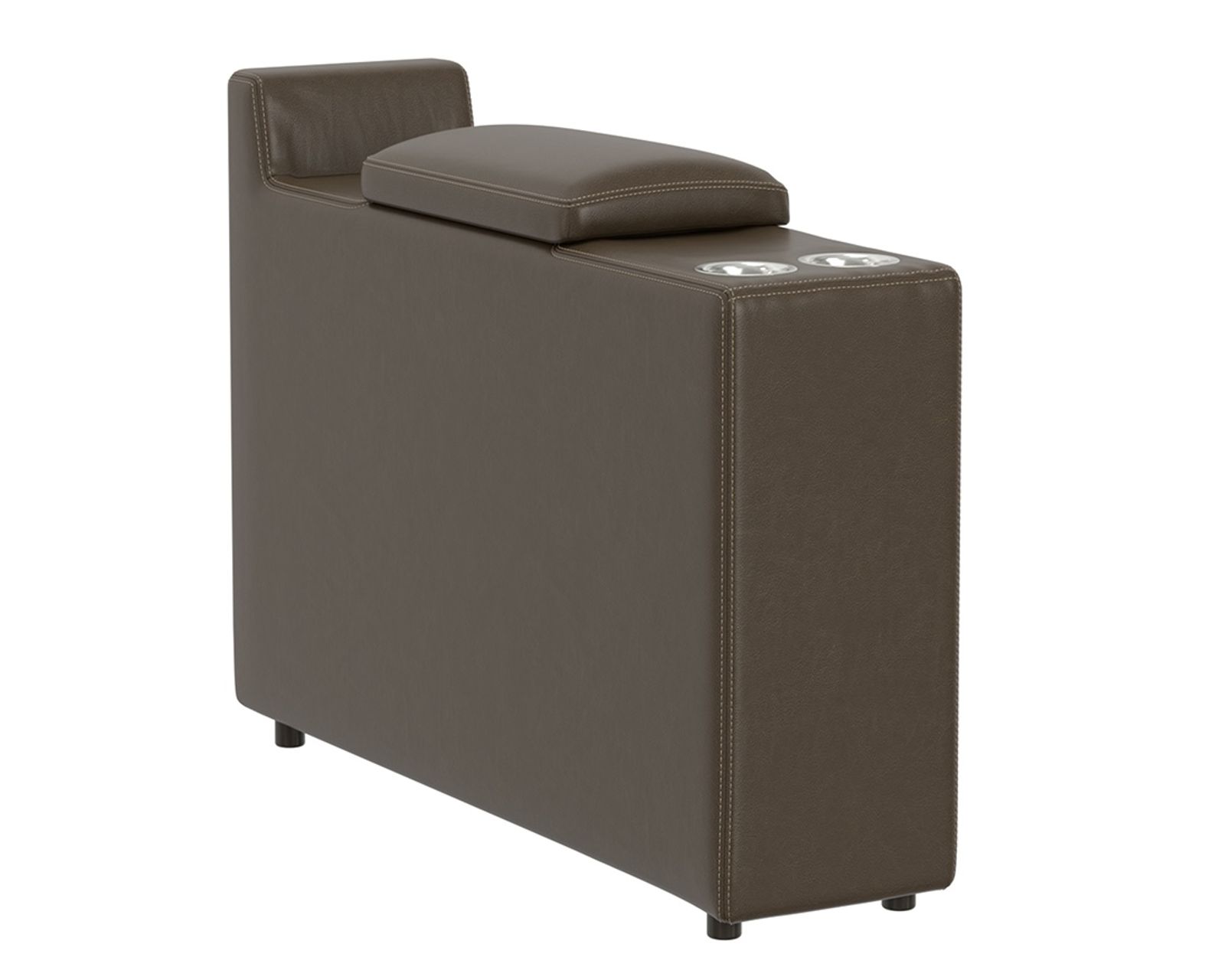 Siena Modular Top Grain Leather Sectional (includes pillows) - Image 18