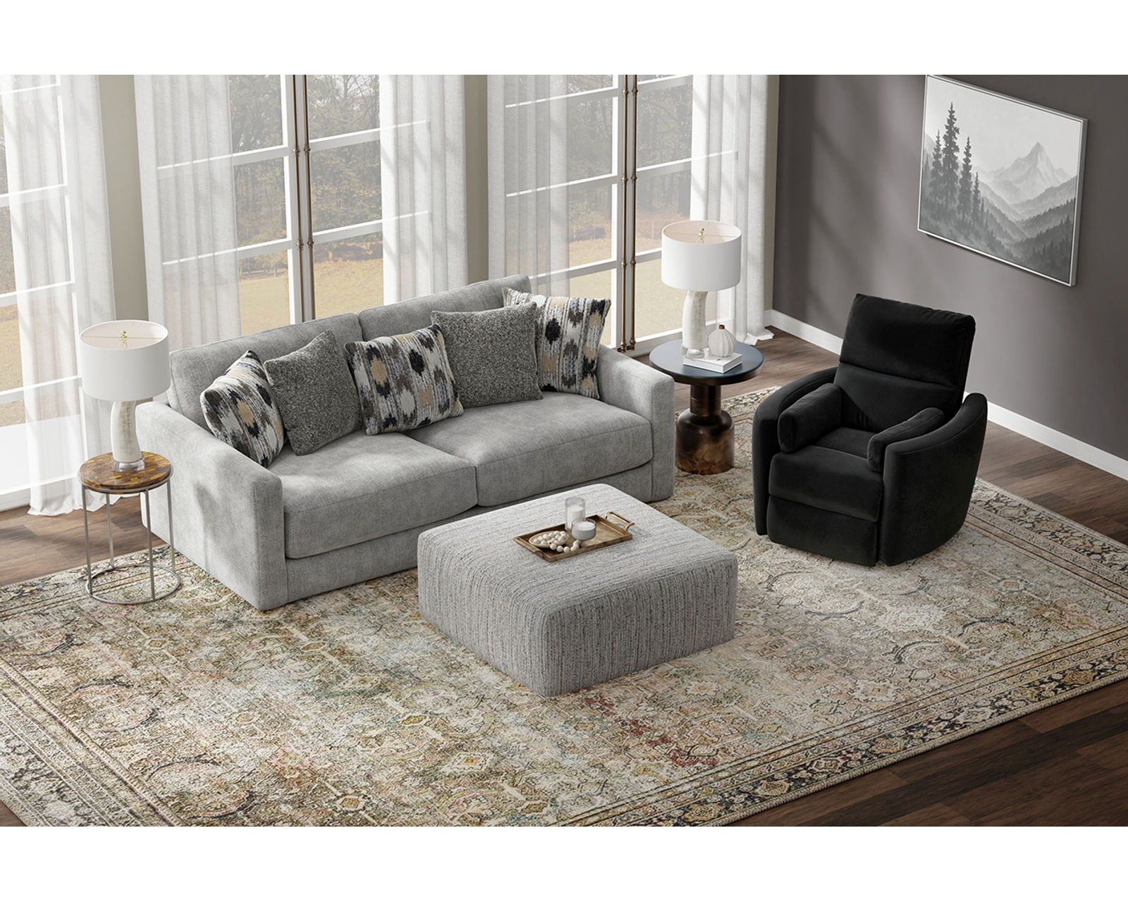 Avondale 96" Oversized Sofa (includes pillows) 2 colors - Image 5