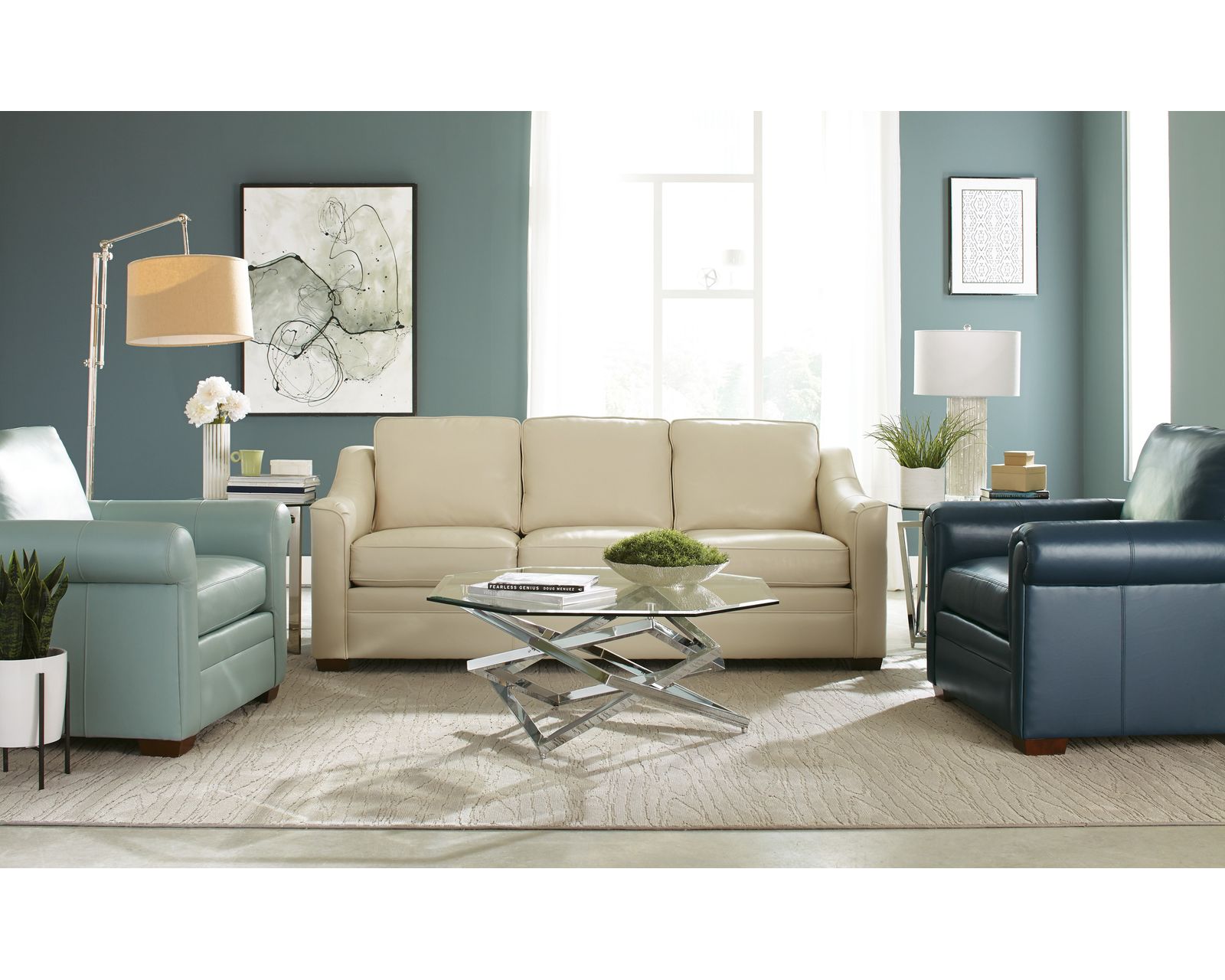 L9 Leather Power Reclining Sofa (82") +40 colors - Make it Yours - Image 5