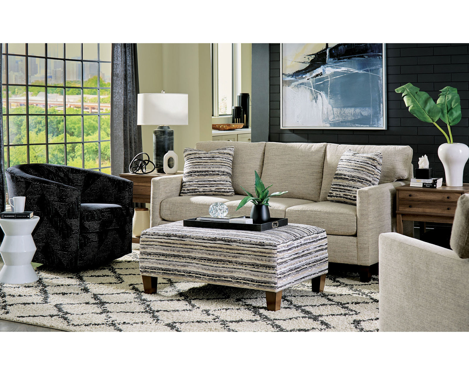 M9 Stationary Sofa (+100 Performance fabrics) Make it Yours - Image 16