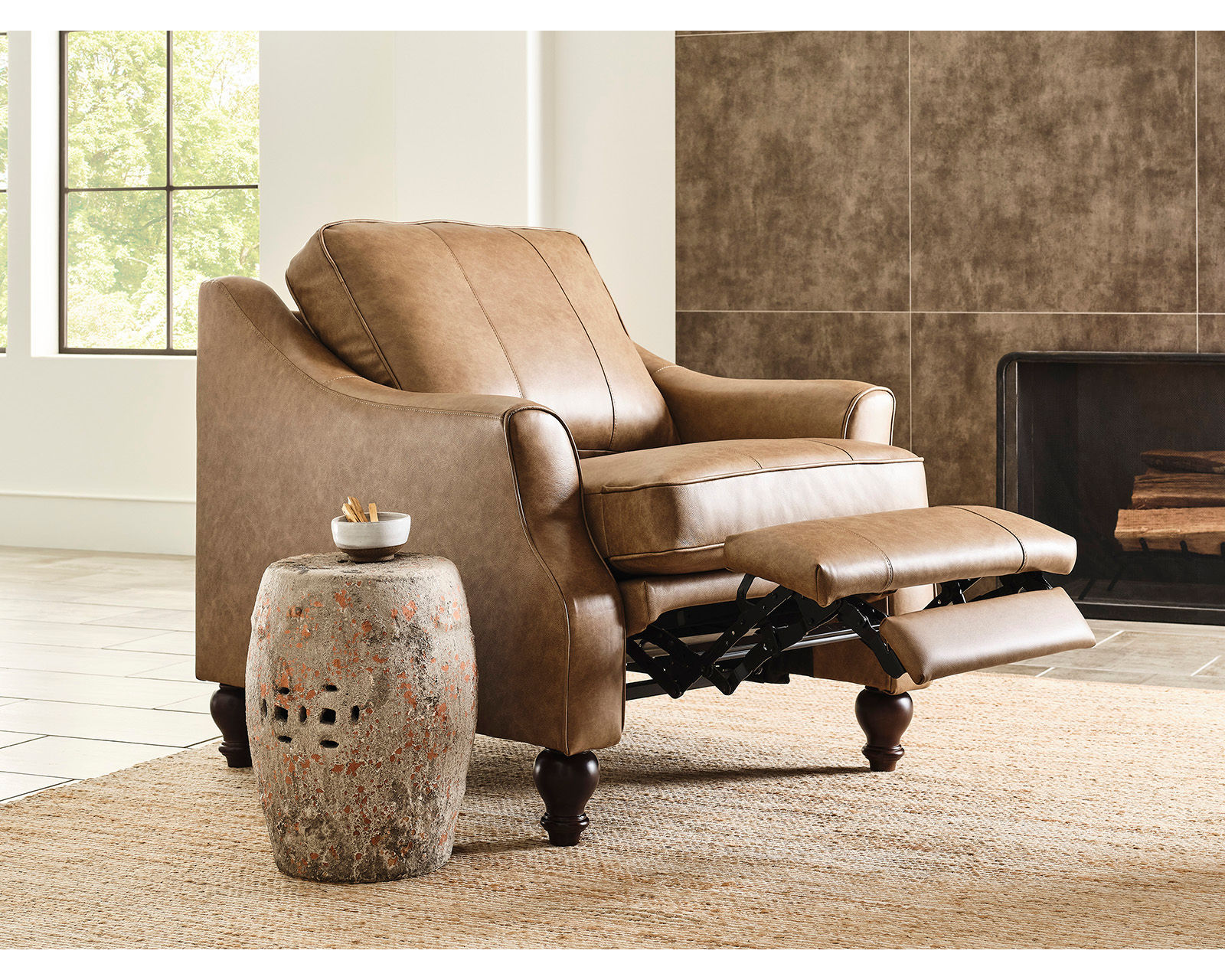 Adeline 84" Incliner Leather Sofa (+40 leathers) - Image 18