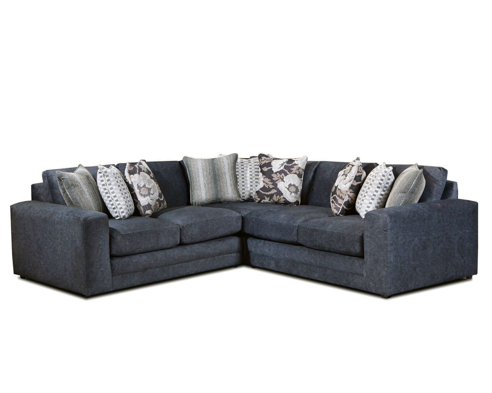 Argo Ash Stationary Sectional (Includes all pillows)