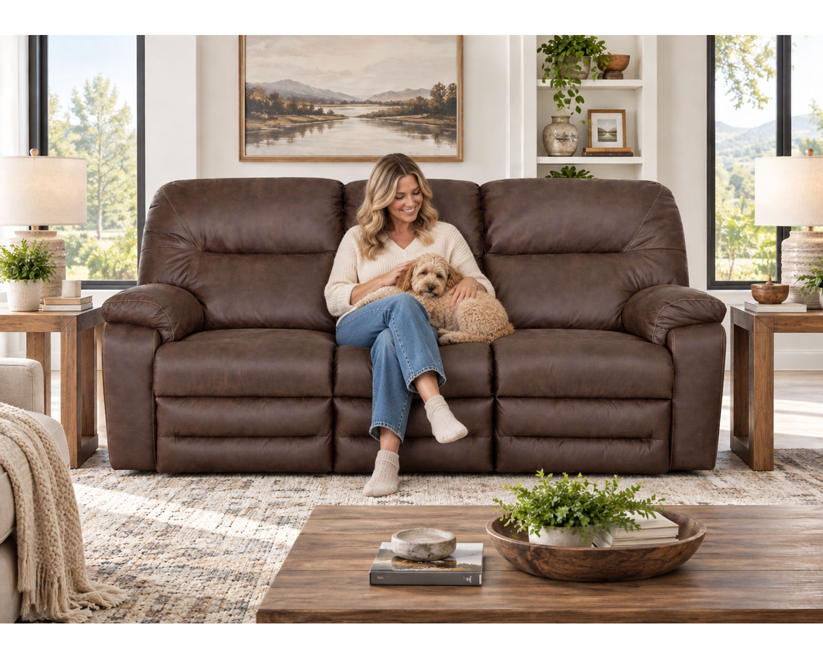 Holden 89" Reclining Sofa (Plush Comfort. Easy Reclining. Everyday Durability) - Image 2