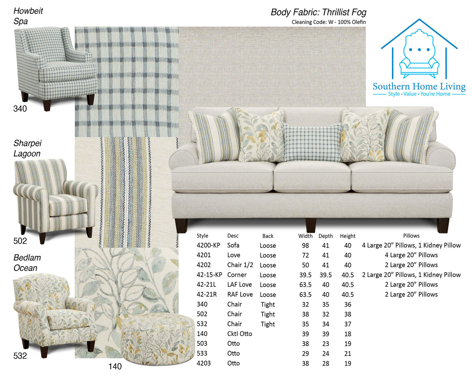 Thrillist Fog 98" Sofa - Image 3