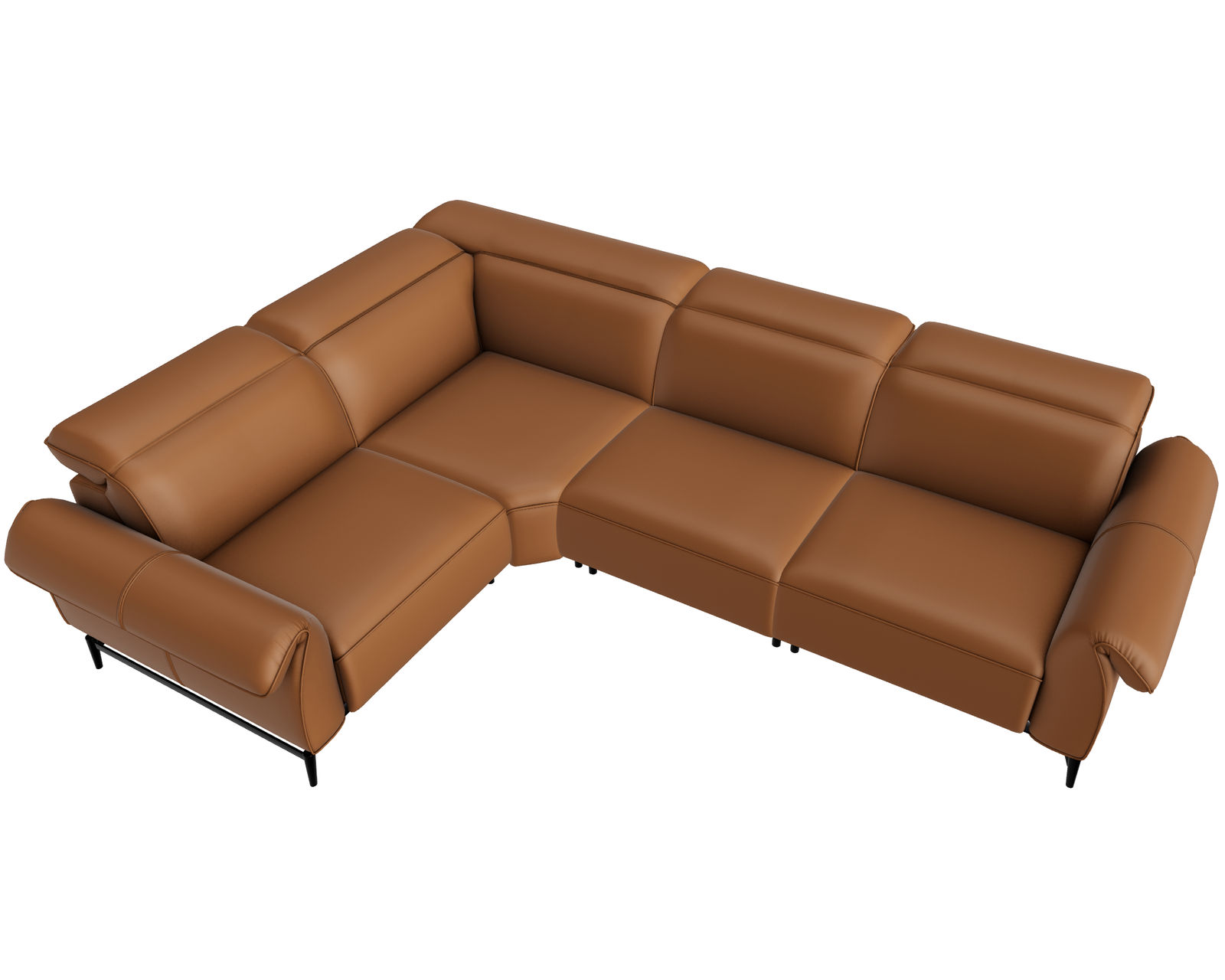 Leggiadro C143 Leather Power Reclining Sectional (Made to order leathers) - Image 11