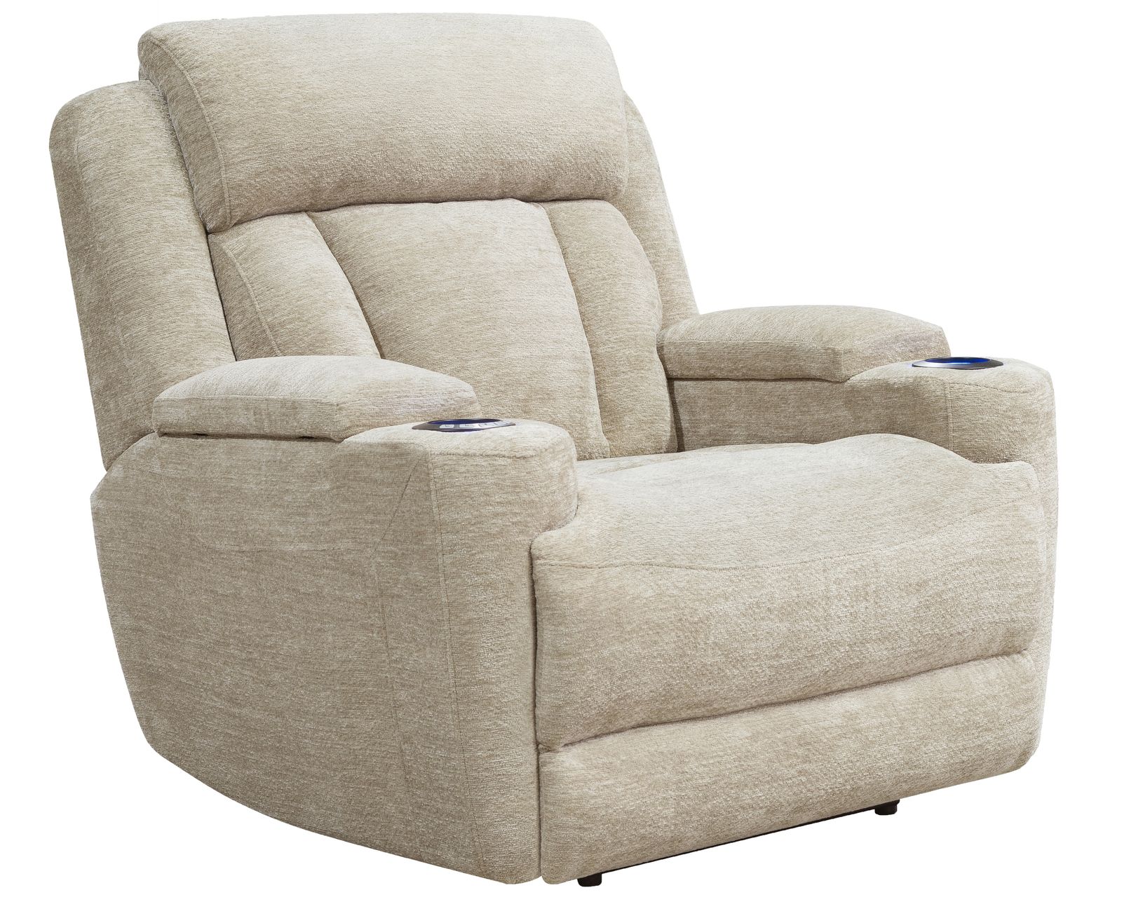Dalton 89" Power Headrest Power Reclining Sofa with Reading Light and Drop Down Console (Fawn) - Image 10