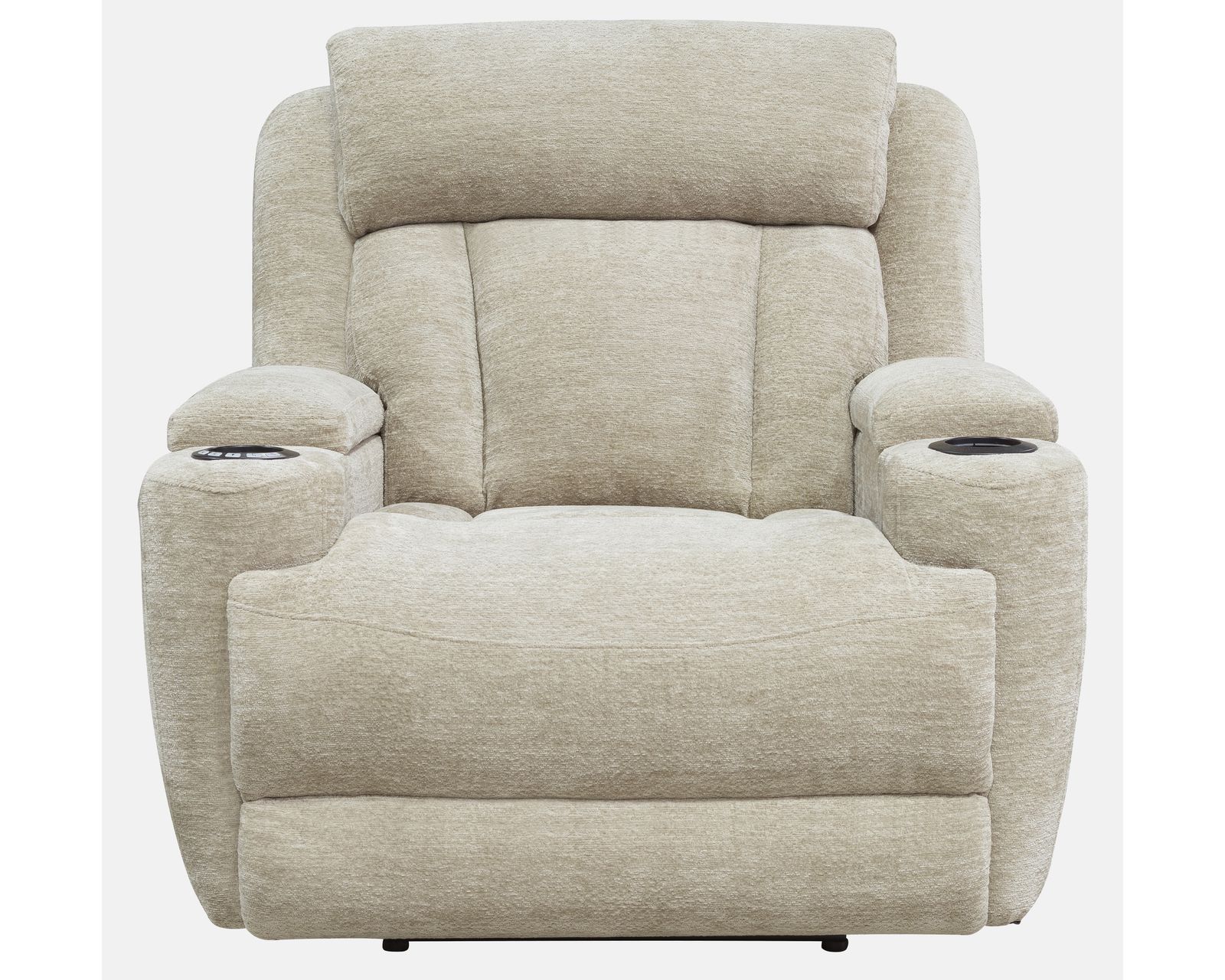 Dalton 89" Power Headrest Power Reclining Sofa with Reading Light and Drop Down Console (Fawn) - Image 13