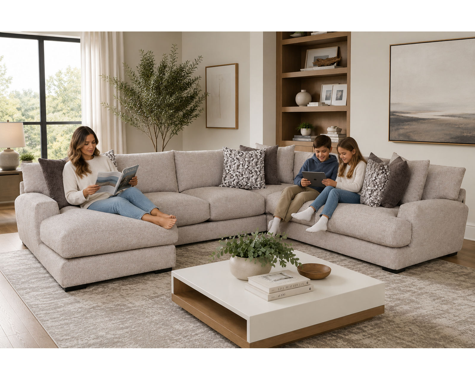 Sullivan 810 Modular Sectional (Modern Comfort. Performance Fabric. Made for Real Life) - Image 12