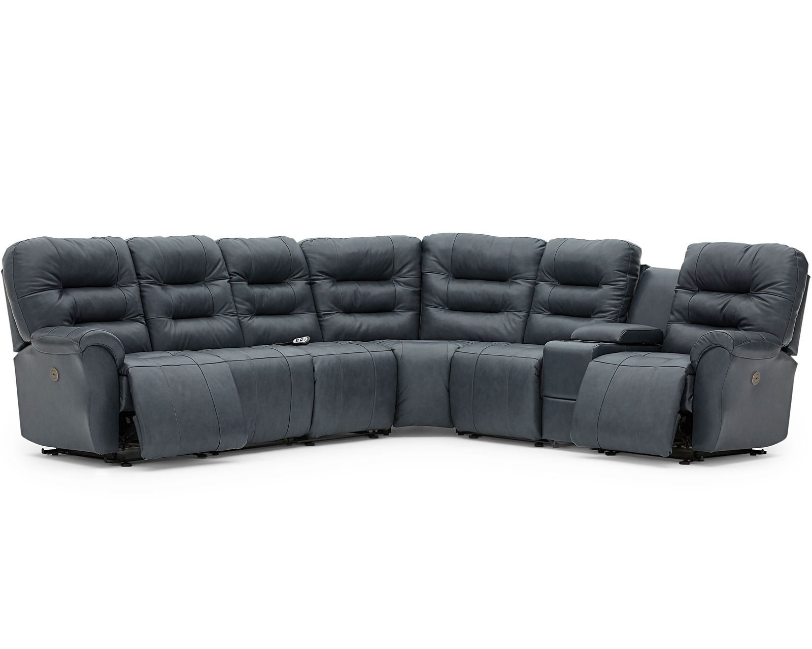 Unity Leather Reclining Sectional (+40 leathers) - Image 3