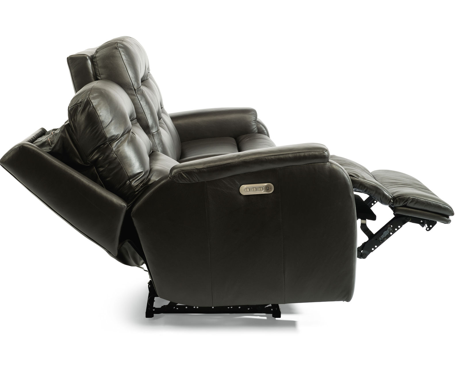 Arlo Leather 87" Reclining Sofa (Colors Available) - Image 4