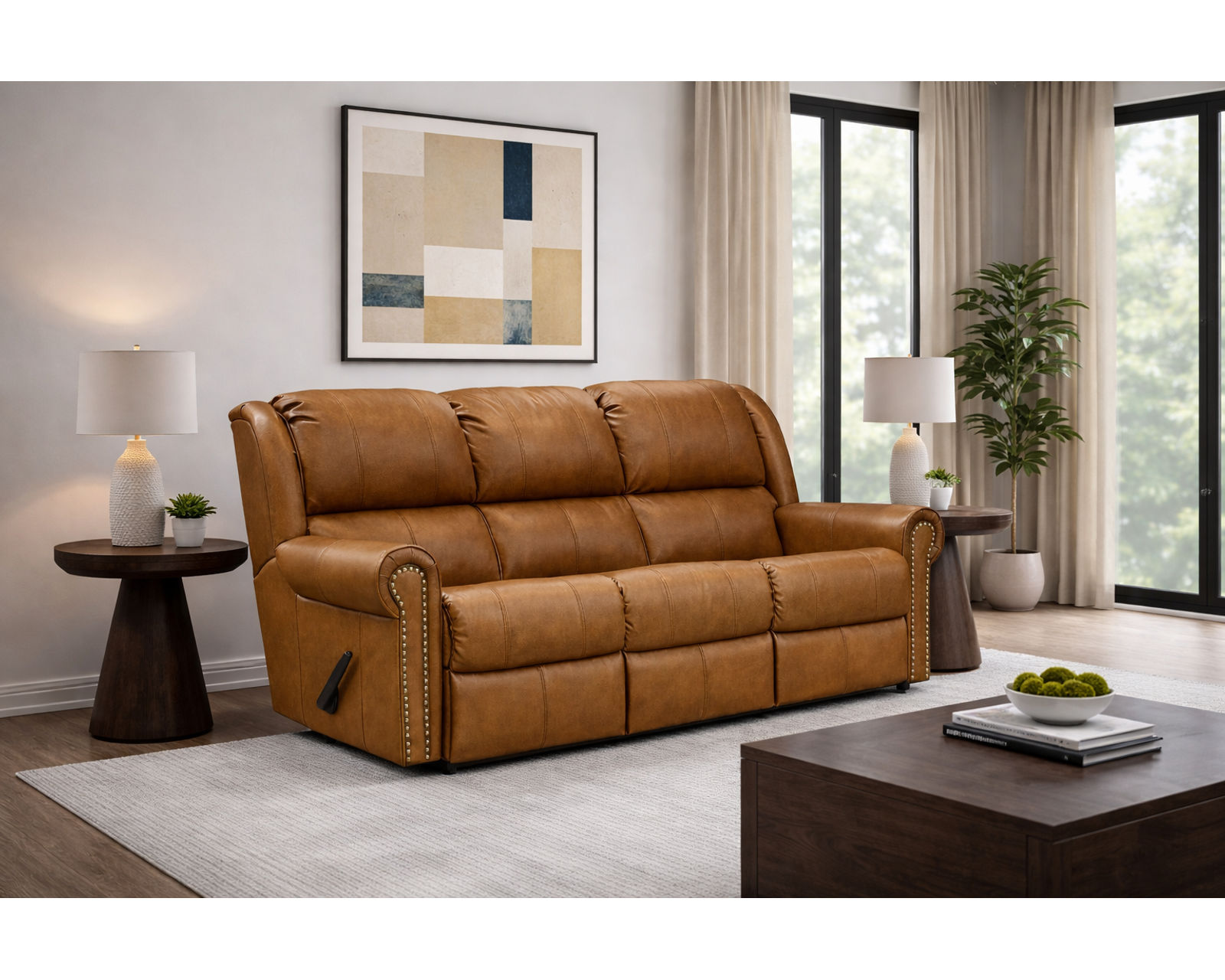 Rebecca Reclining Sofa — Available in Standard & Wide Cushions, 140+ Leather Options, and 82", 85", or 114" Widths - Image 13