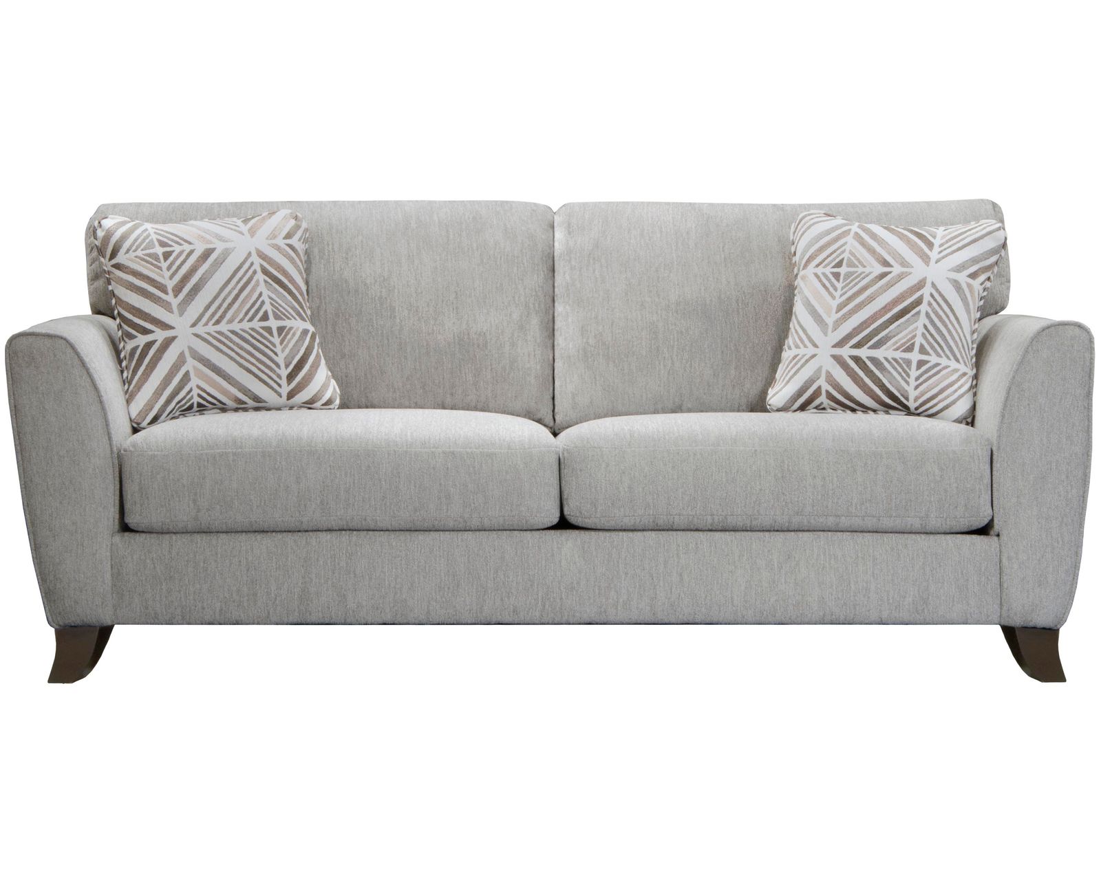 Alyssa 86" Sofa (Includes Pillows) - Latte Fabric - Image 2