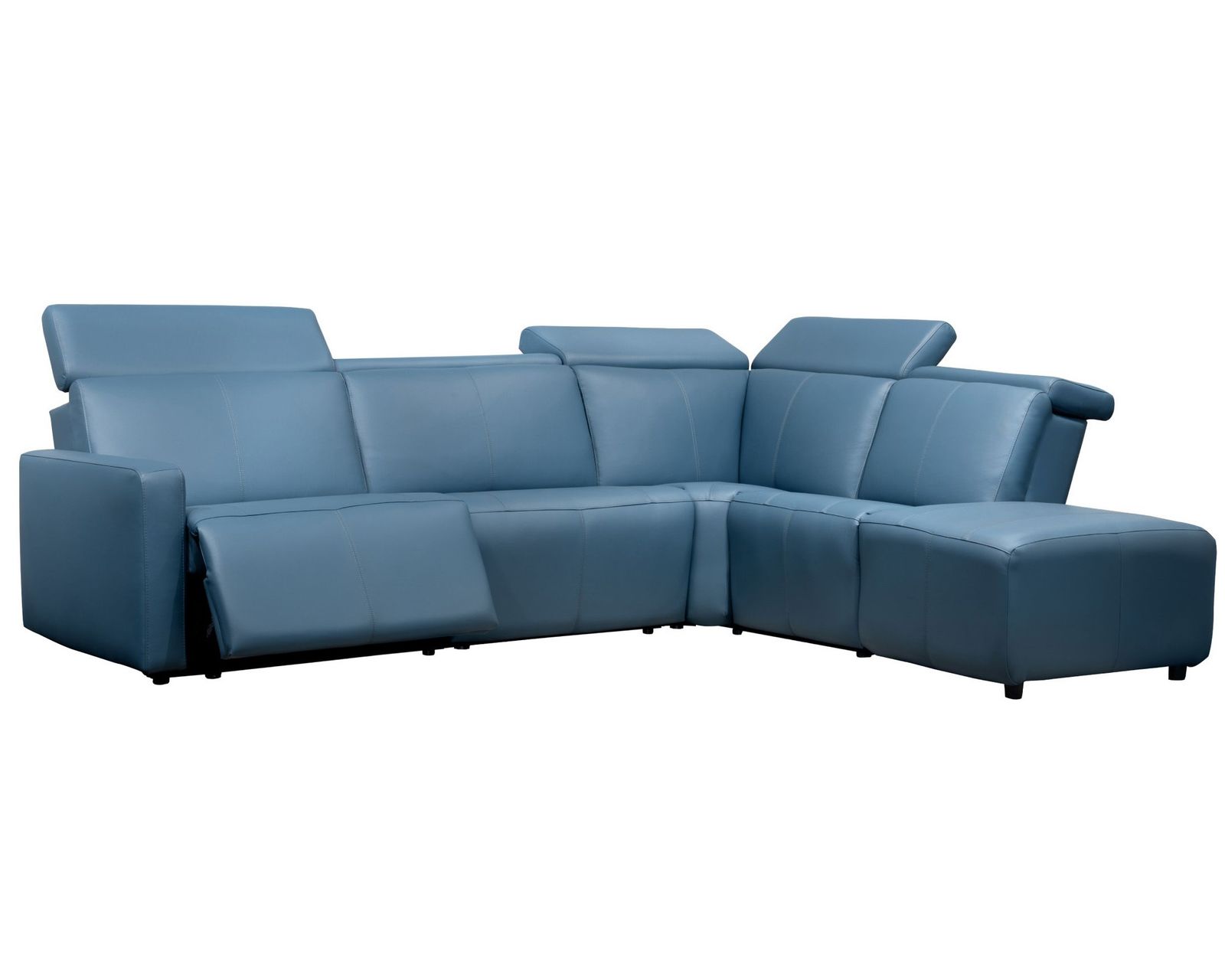 Patty 3002 Power Headrest Power Reclining Sectional (standard and wide width seating) +140 leathers