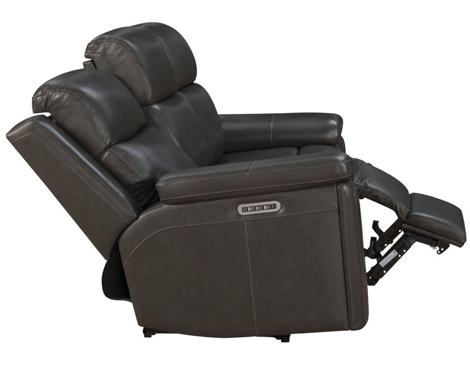 Leon 87" Power Reclining Sofa w/Power Head Rests, Power Lumbar, Heat & Massage (Dropdown Table w/Smart Tabletop Control) In stock - Image 6