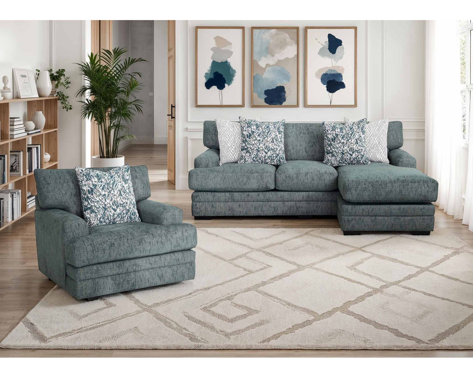Emerald 99" Reversible Chaise Sofa (Bold Color. Flexible Comfort. One Sofa Designed Around You) - Image 19