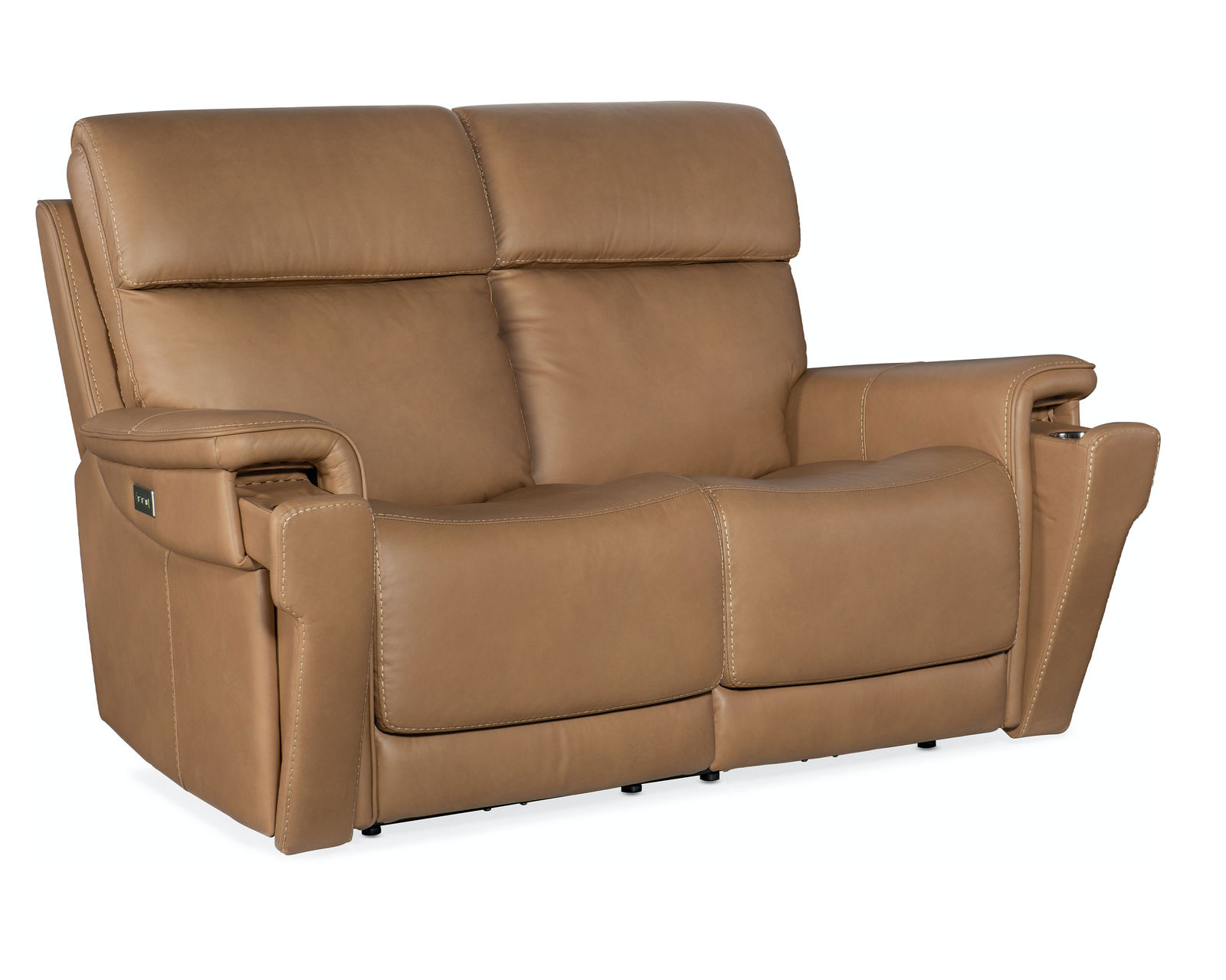 Lyra Zero Gravity Power Loveseat with Power Headrest (Brown) - Image 2