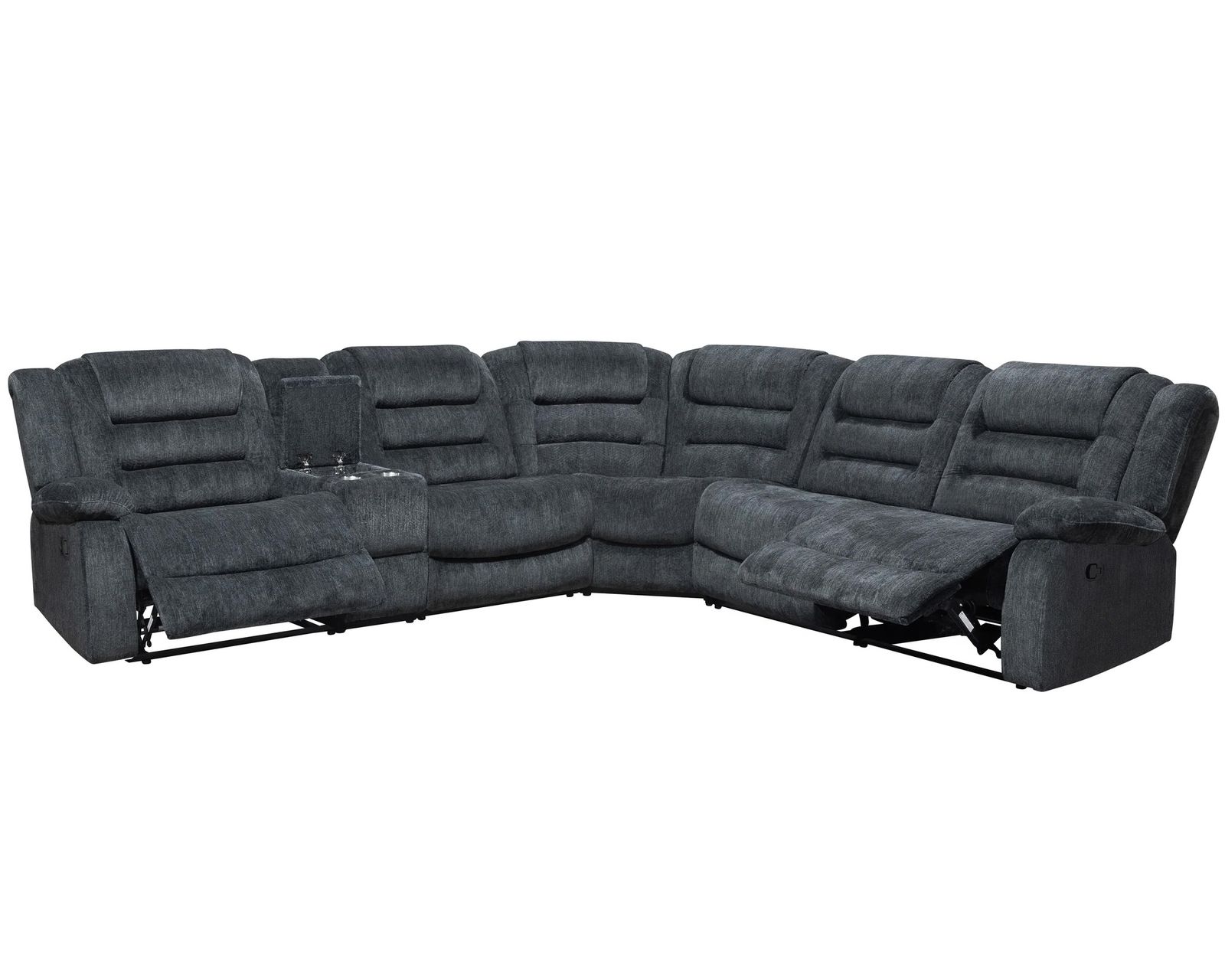 Bolton Reclining Sectional (Performance fabric) In stock - Fast shipping) - Image 2