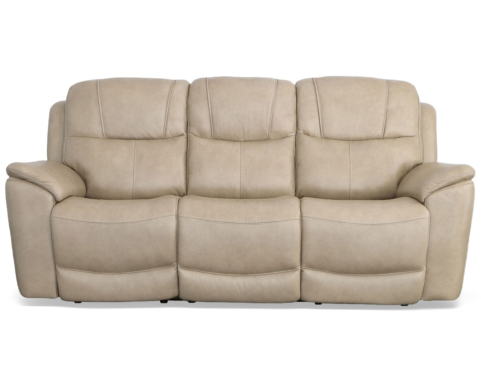 Crew Power Reclining Loveseat with Console, Power Headrests & Lumbar (Tan leather) in stock - Image 12