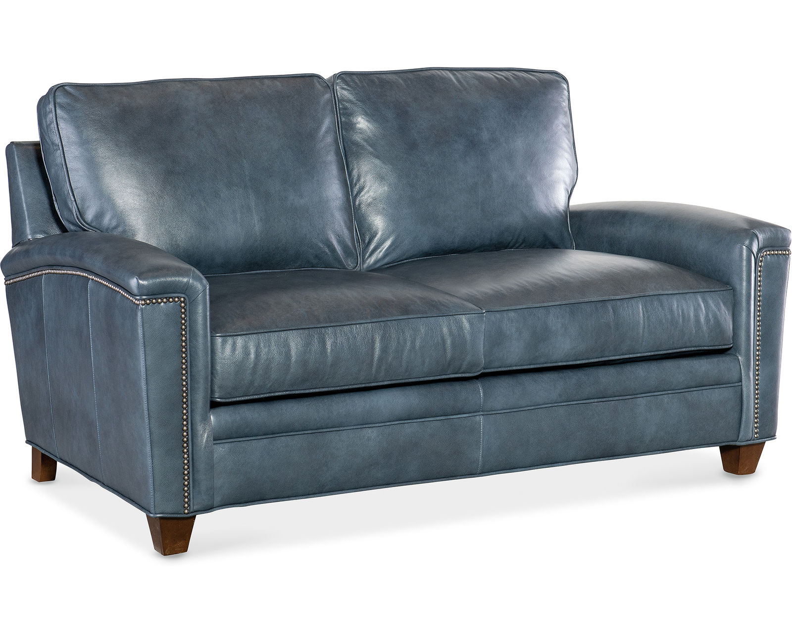 Bradington Young Oliver 448 Loveseat (12 leathers) 8-Way Hand Tied