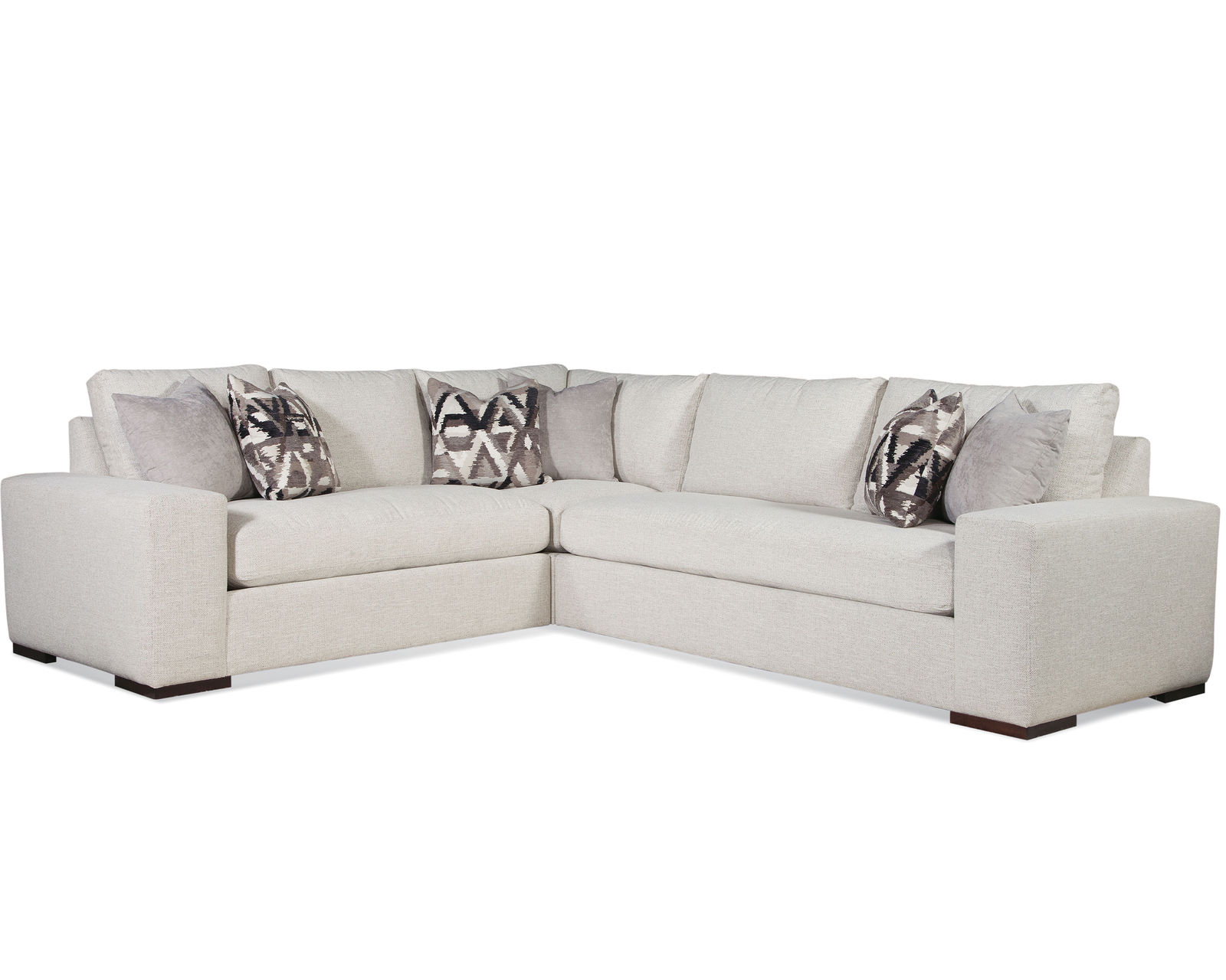 Memphis Bench Seat Stationary Sectional (Custom fabrics) - Image 3