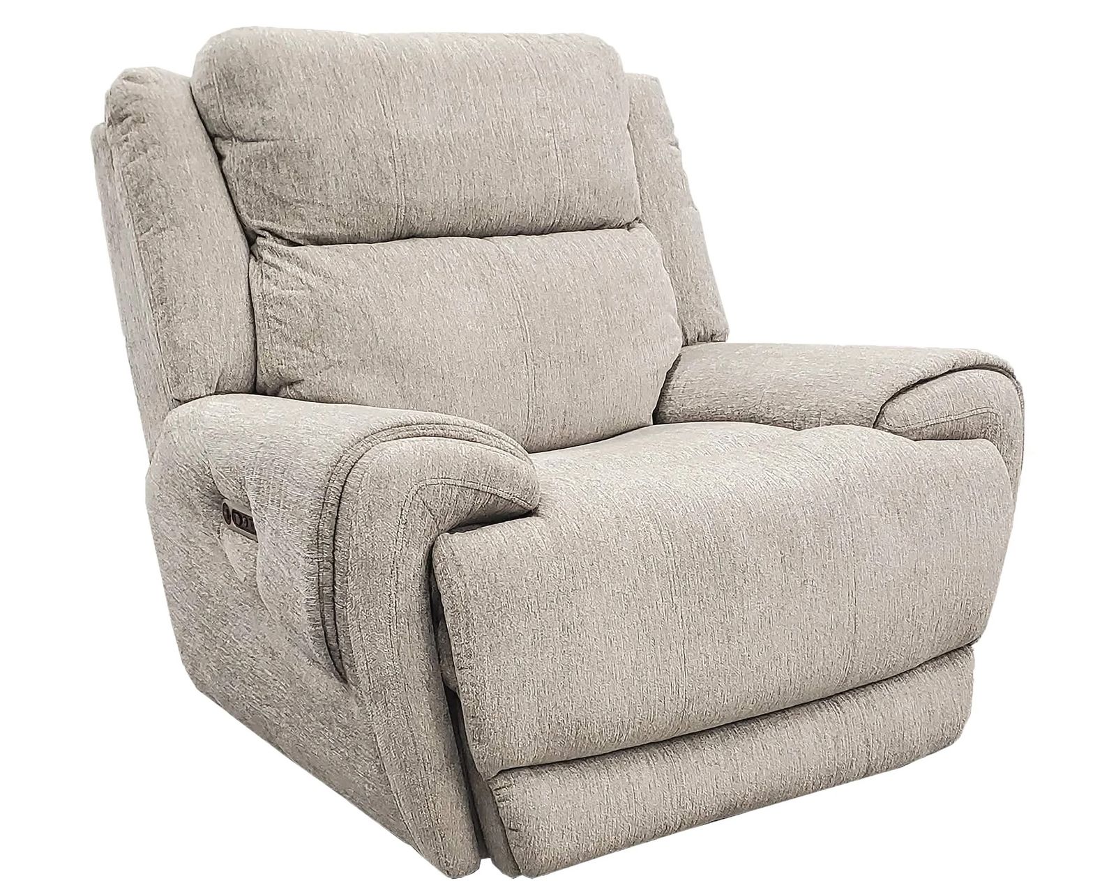 Spencer 91" Power Headrest Power Reclining Sofa Pebble (In stock - Fast shipping) - Image 7