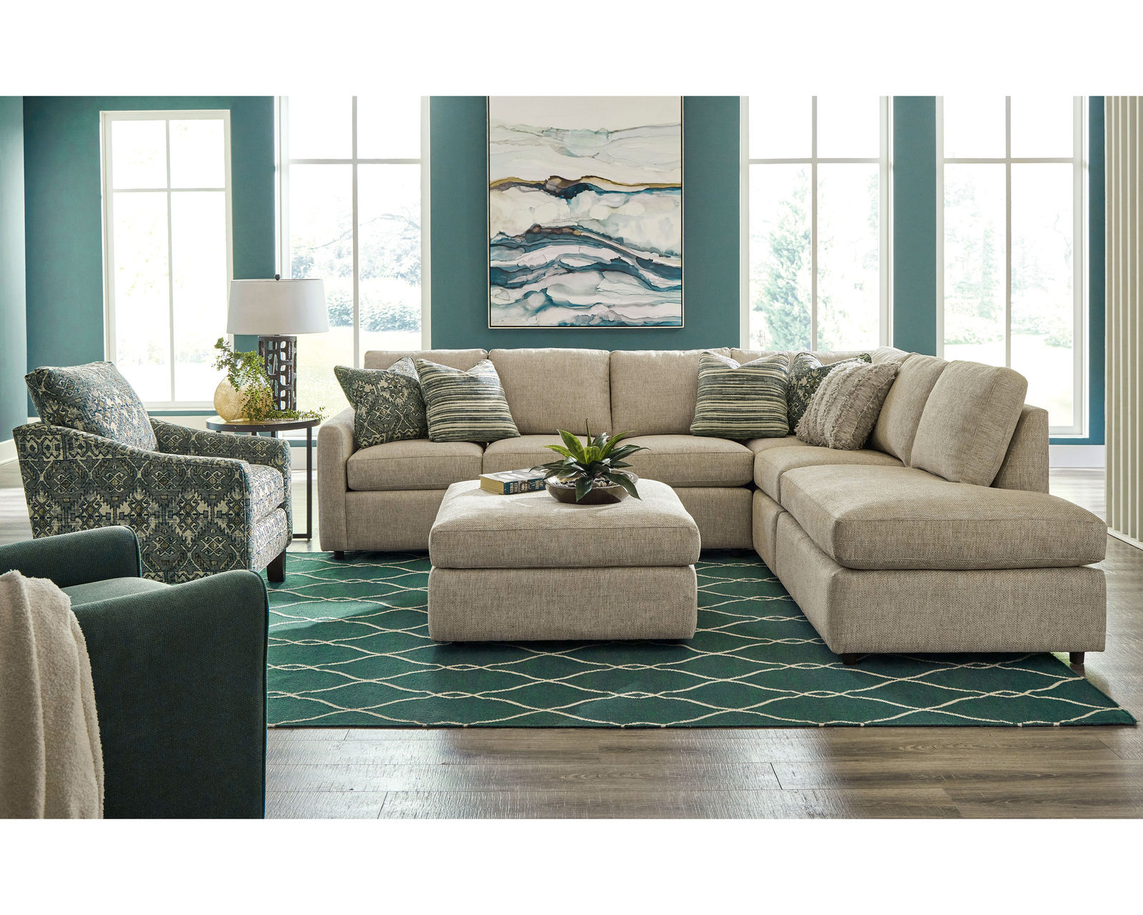 Clinton 7380 Sectional (+100 performance fabrics) - Image 4