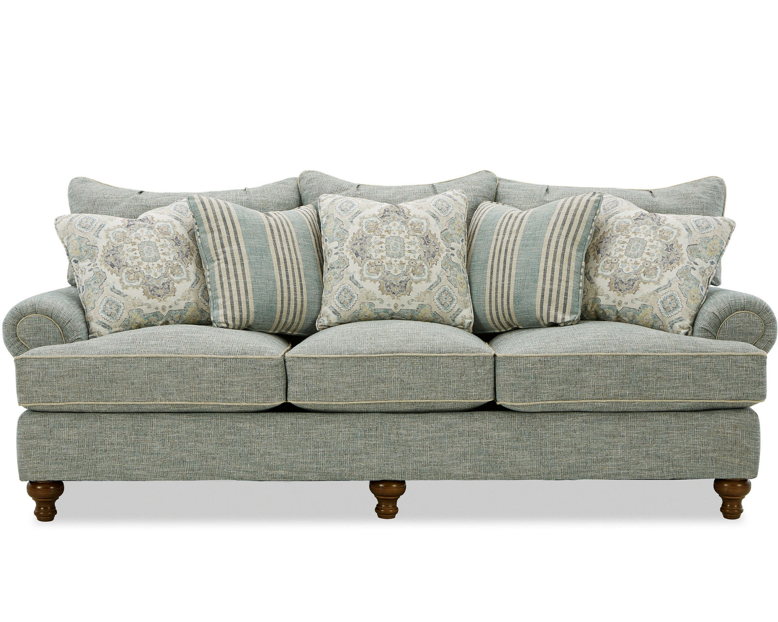 Laurens 100" Transitional Sofa (Performance fabrics)