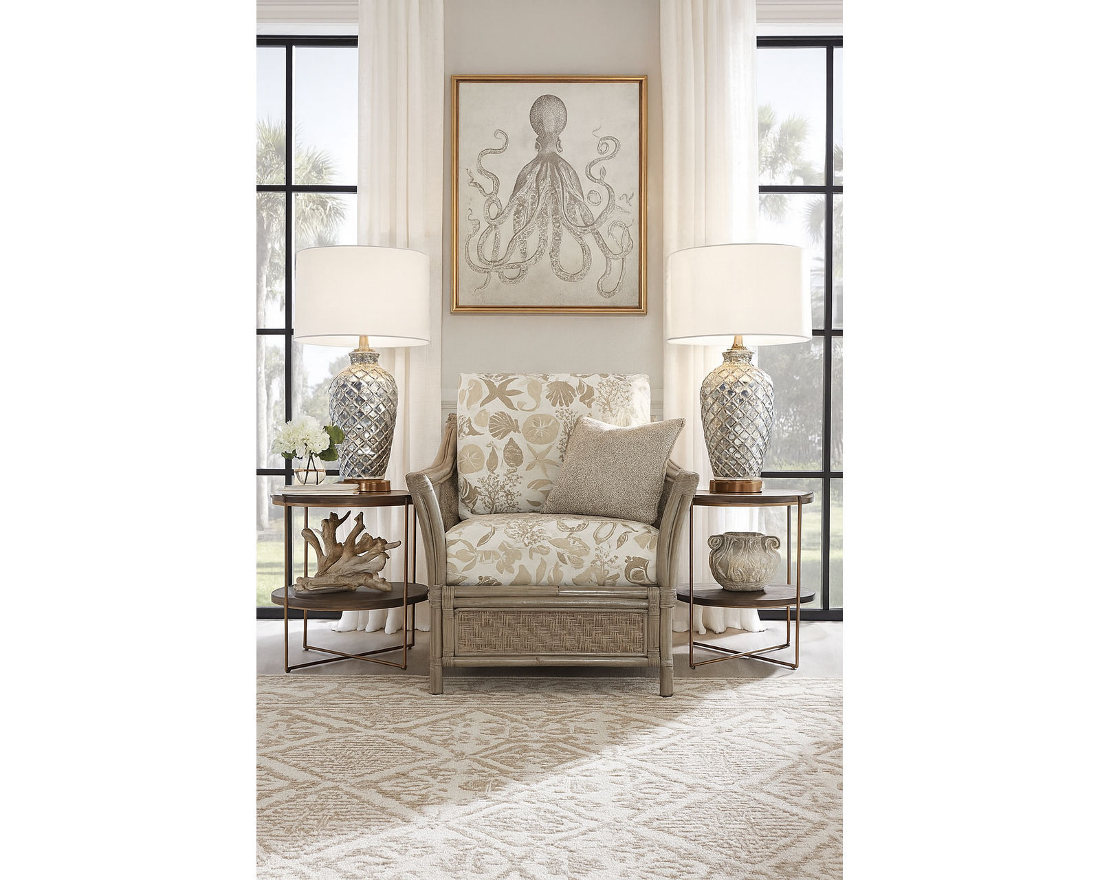 Boca 973 Stationary Rattan 78" Sofa (Standard and Performance Fabrics) - Image 16