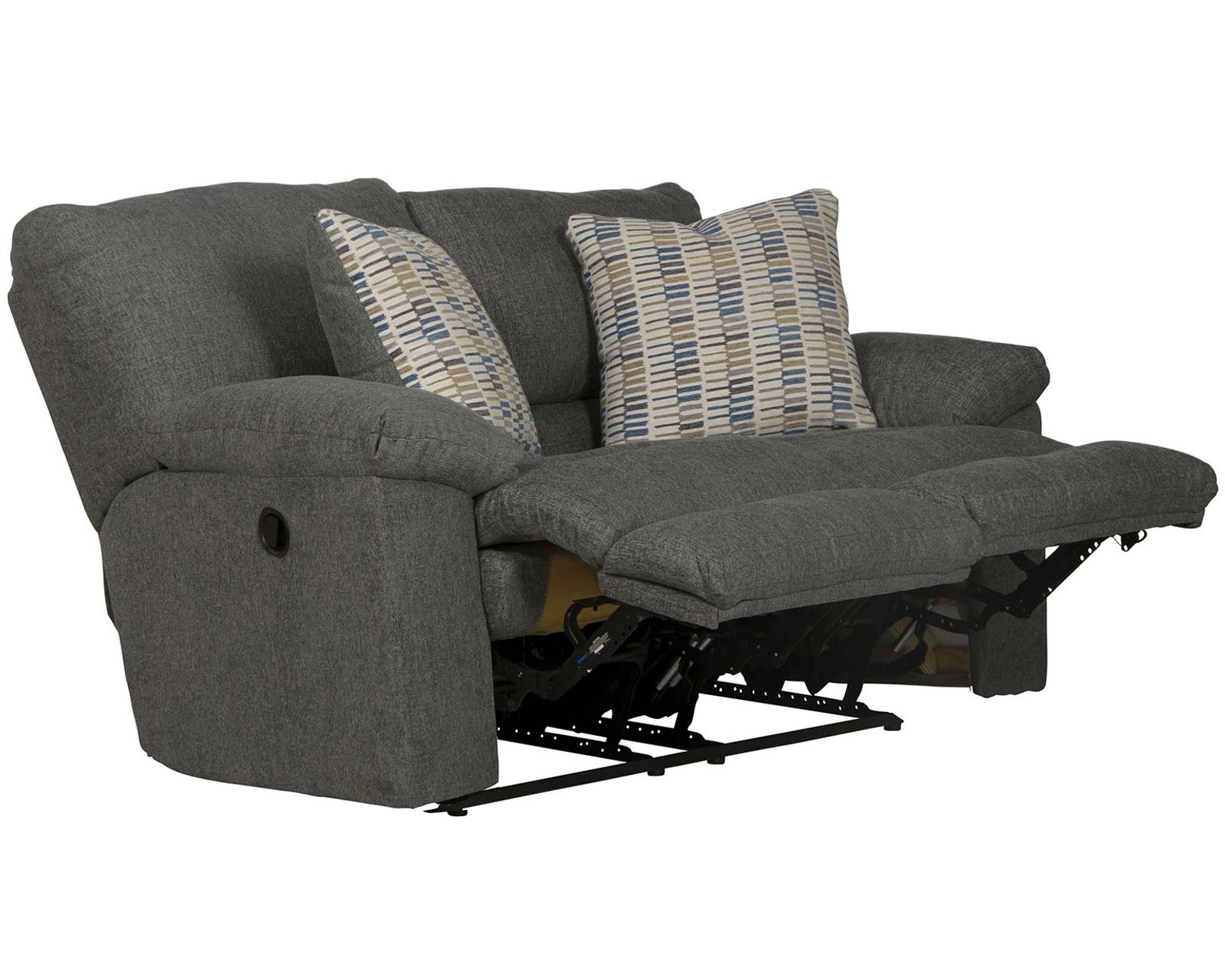 Tyler 85" Double Reclining Sofa in Pewter - Image 13