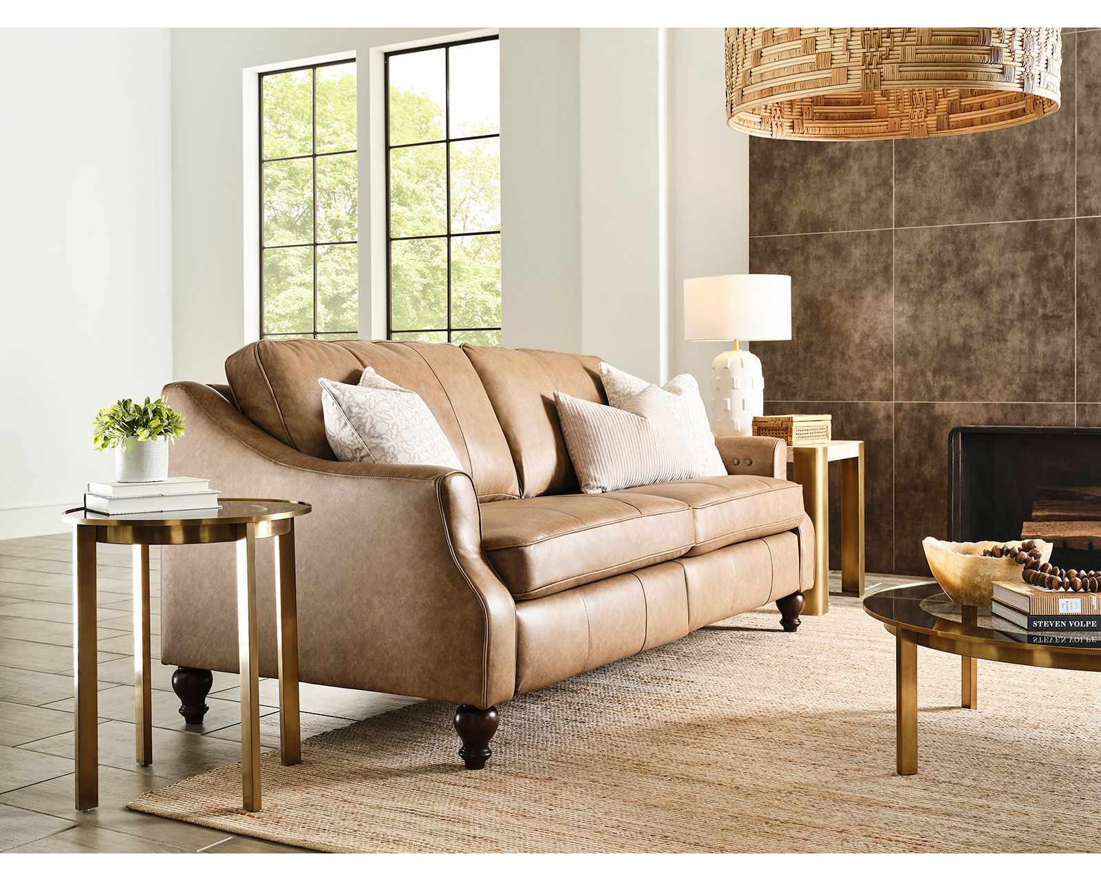 Adeline 84" Incliner Leather Sofa (+40 leathers) - Image 8