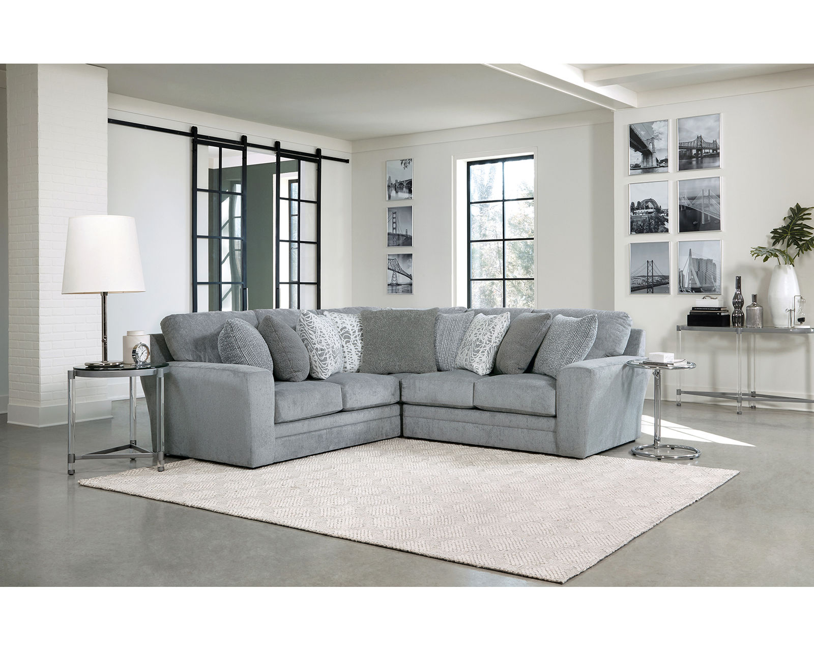 Glacier Modular Sectional (includes pillows) Best Seller - Image 12