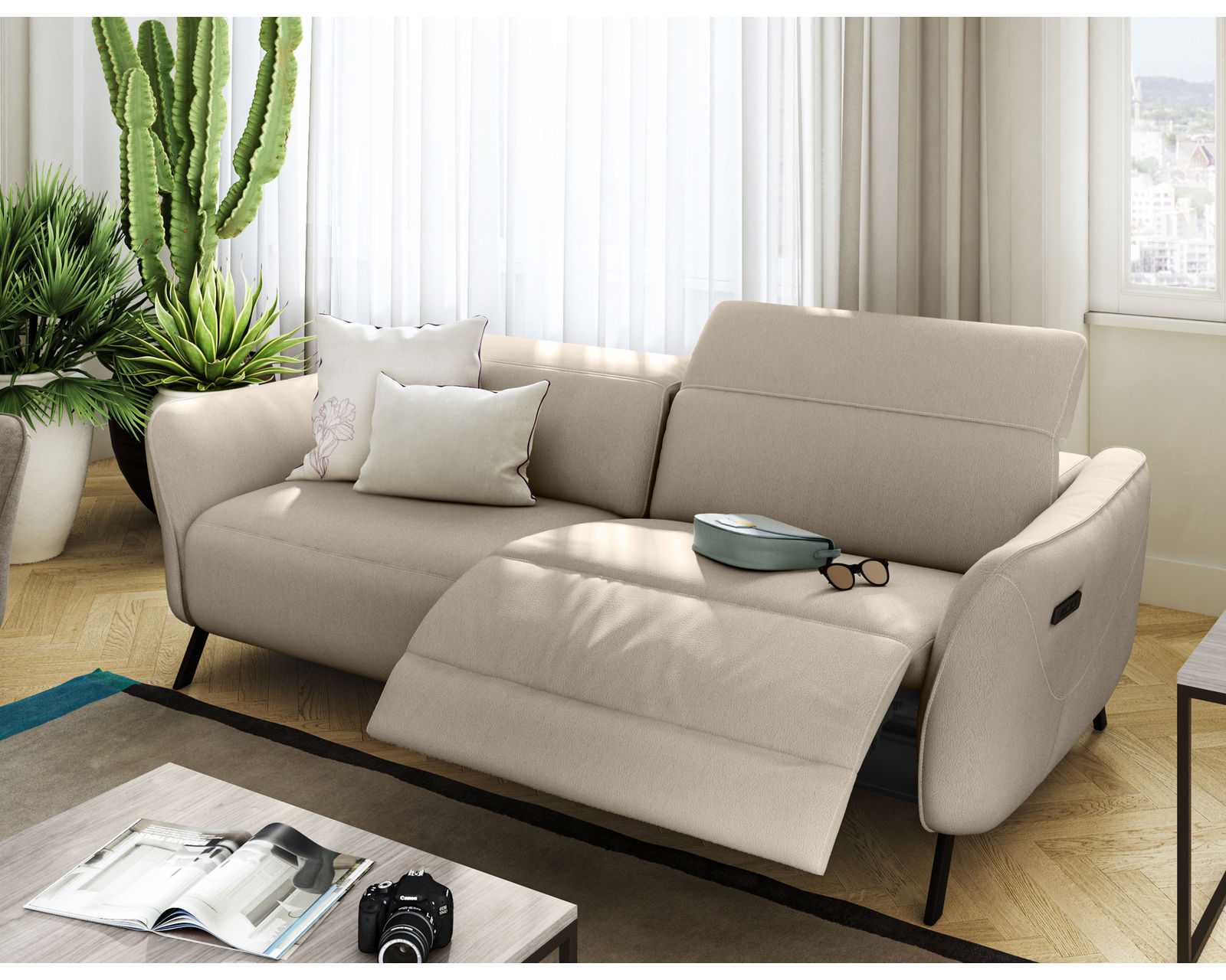 Lima C267 Power Reclining Sofa (88") +40 fabrics